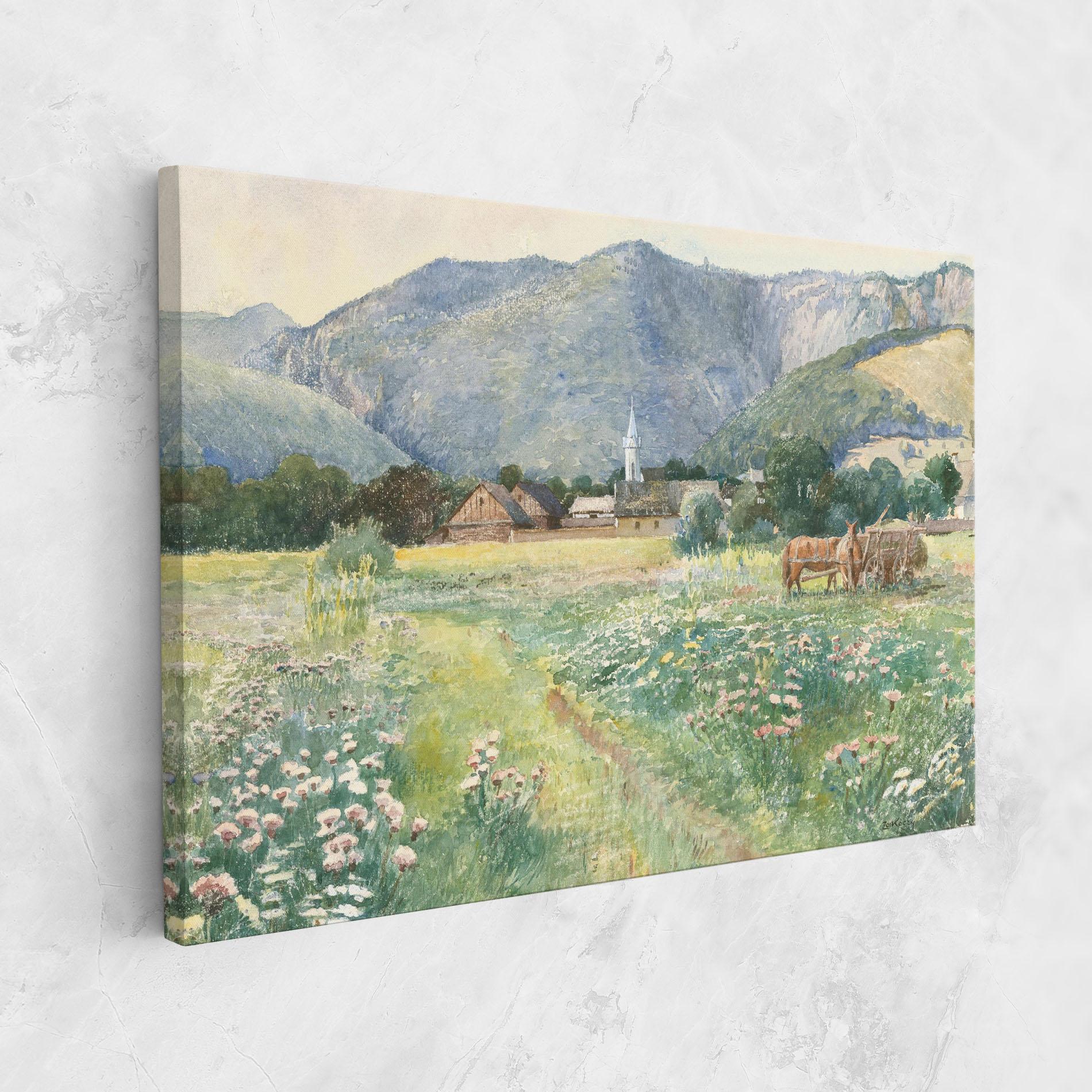 Vászonkép Rural Painting Art mockup 1