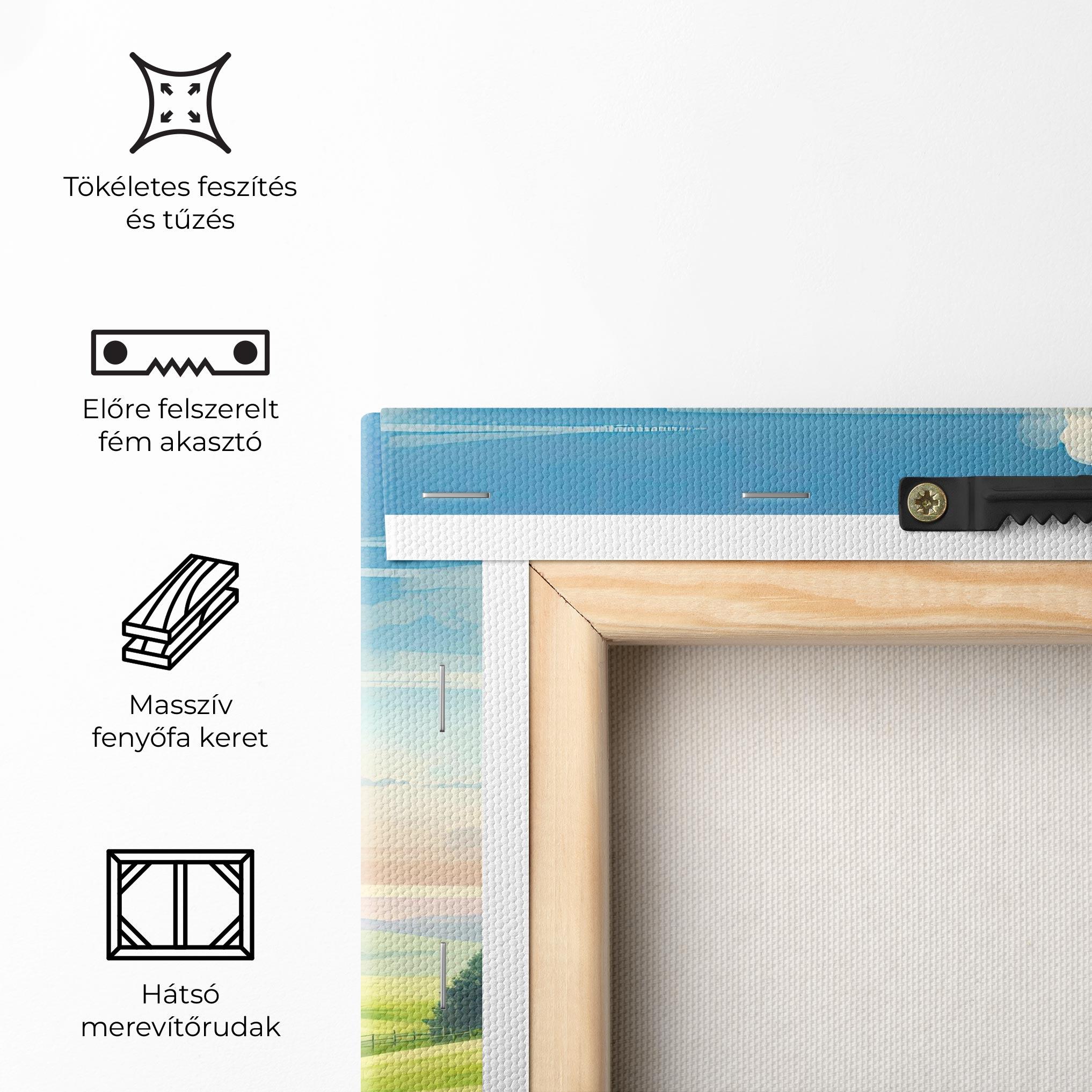 Vászonkép Calming Rural View mockup 5