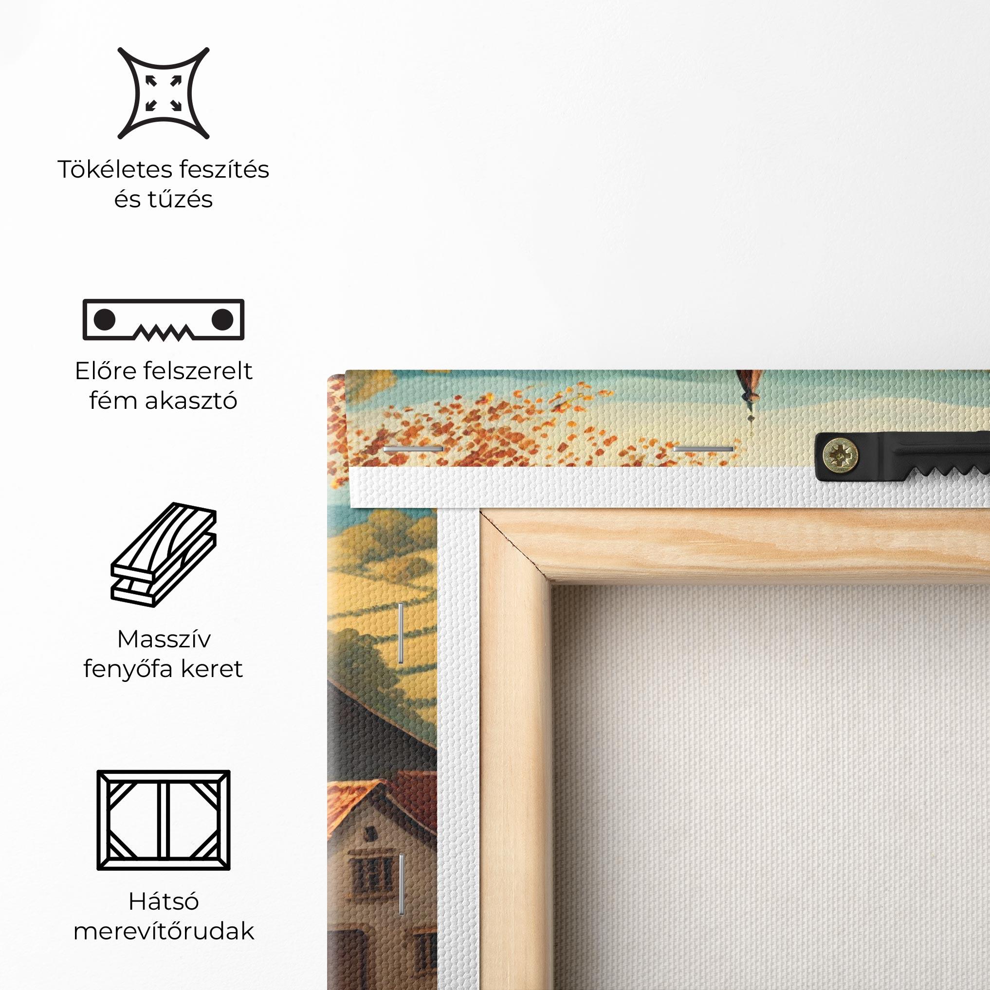 Vászonkép Countryside Village mockup 5