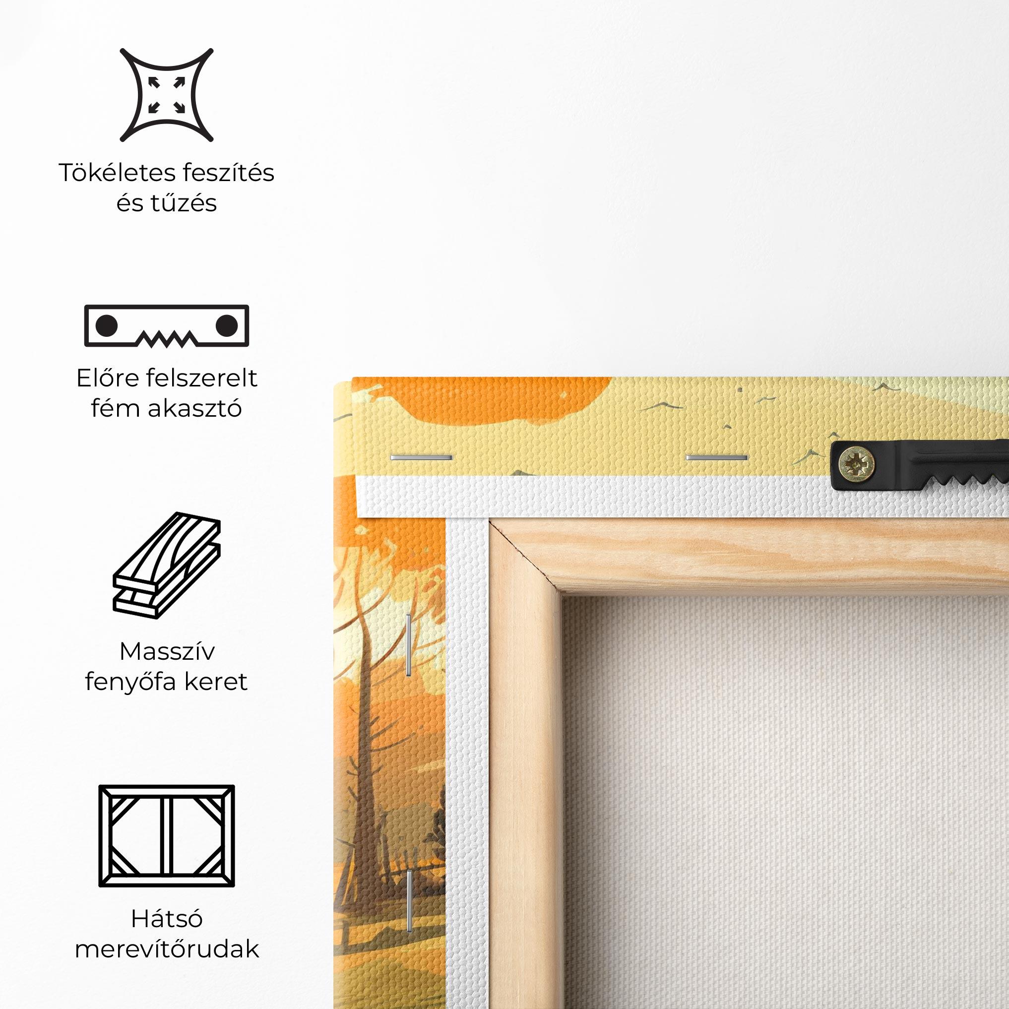 Vászonkép Farm With Sunlight mockup 5