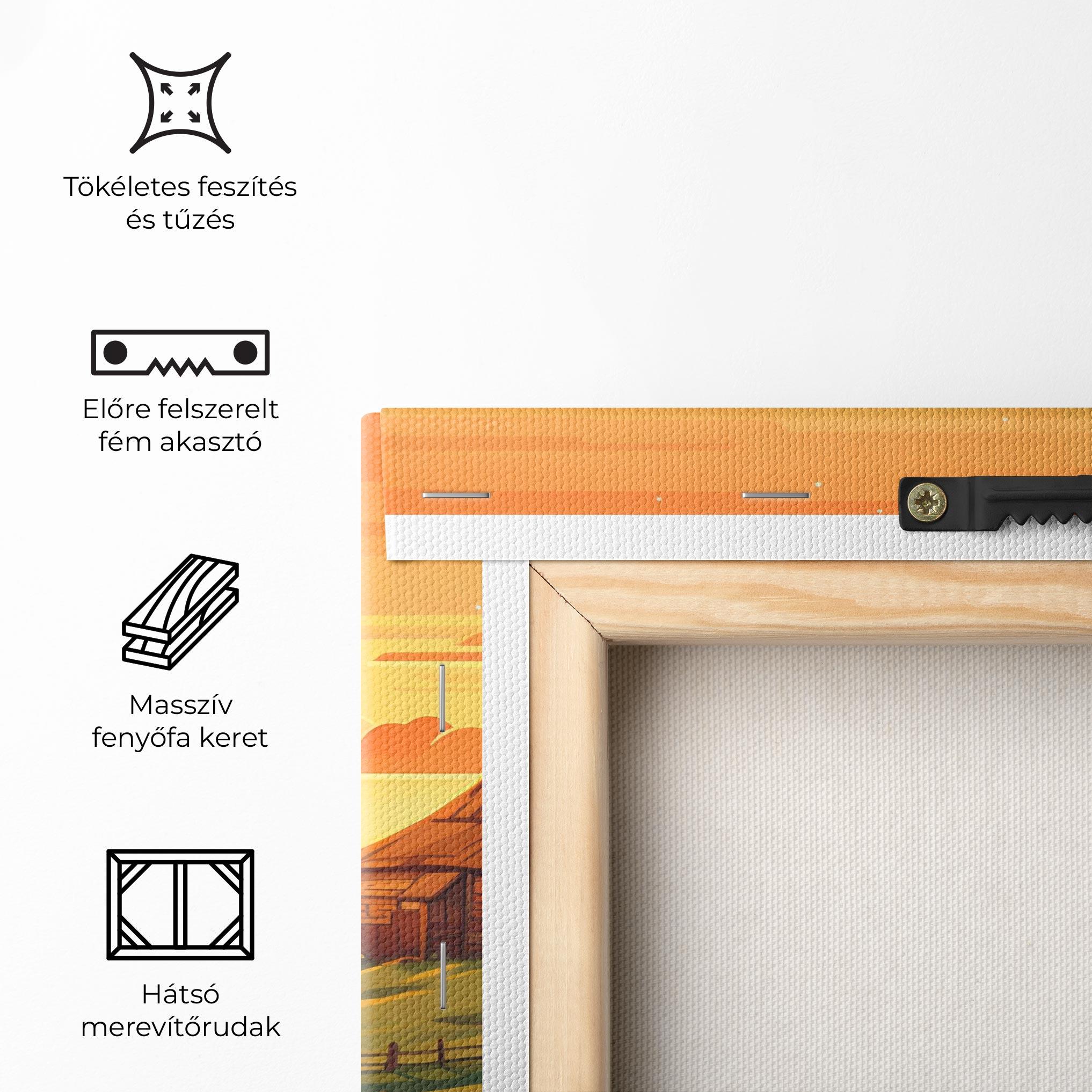 Vászonkép Farmhouse Sunlight mockup 5