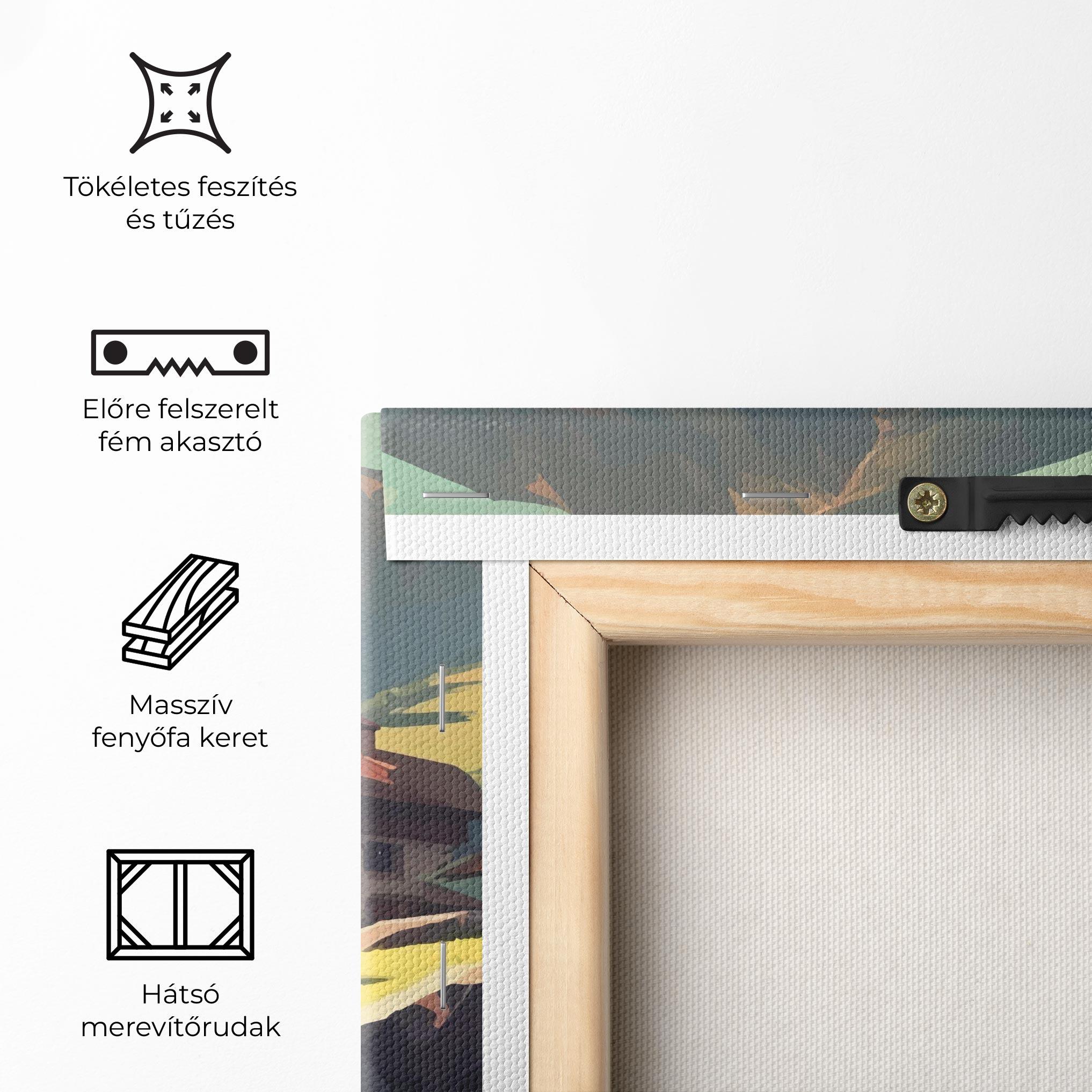 Vászonkép Grassy Mountain View mockup 5