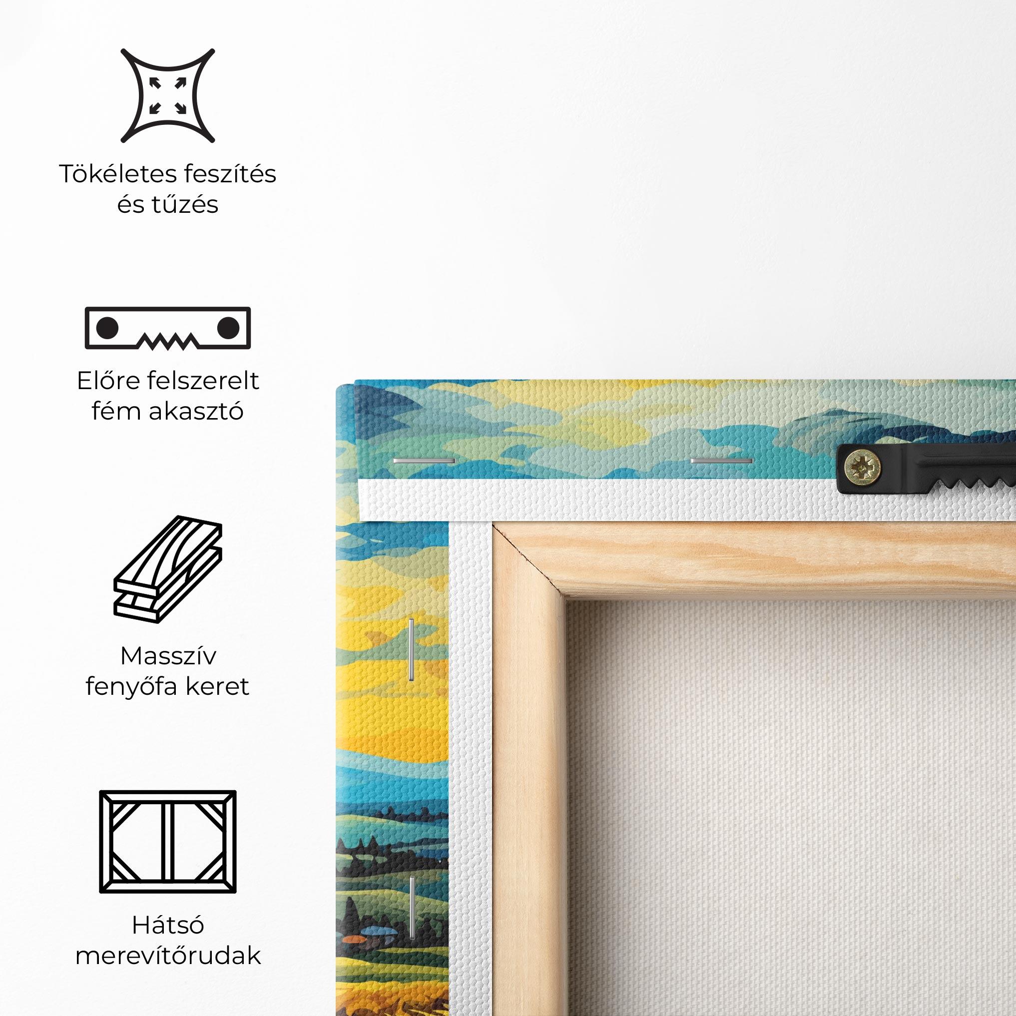 Vászonkép Rural Fantasy View mockup 5