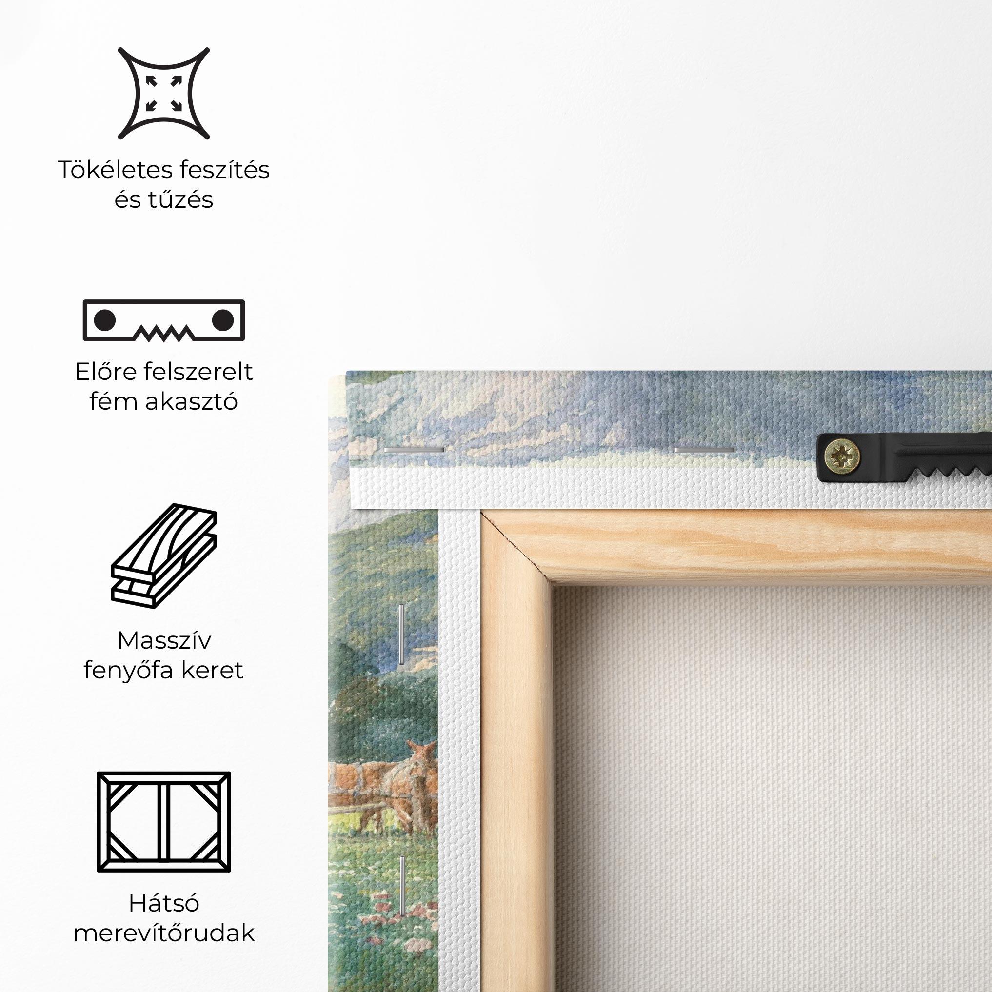 Vászonkép Rural Painting Art mockup 5