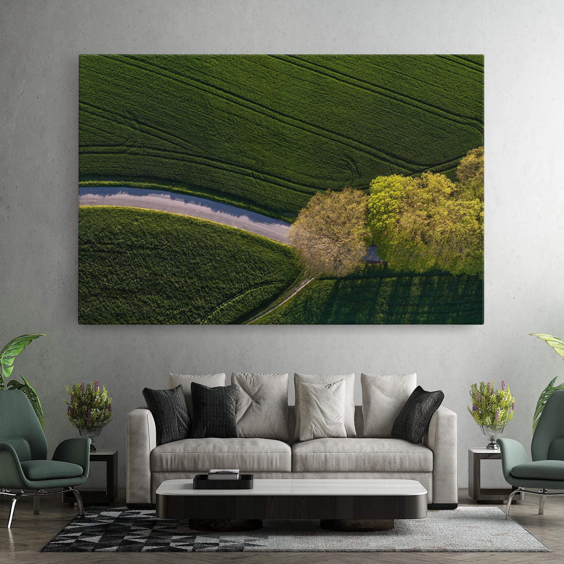 Vászonkép Green Road mockup 7