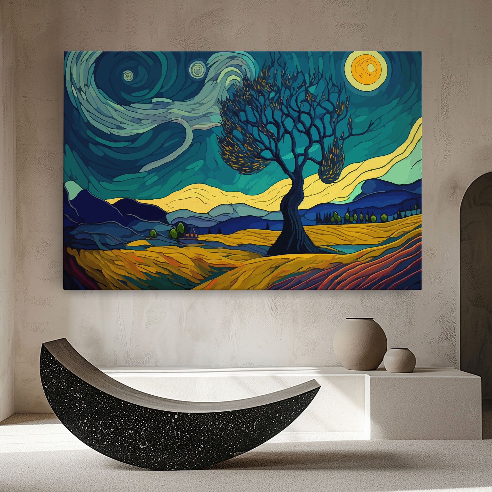 Abstract Rural Art mockup 8