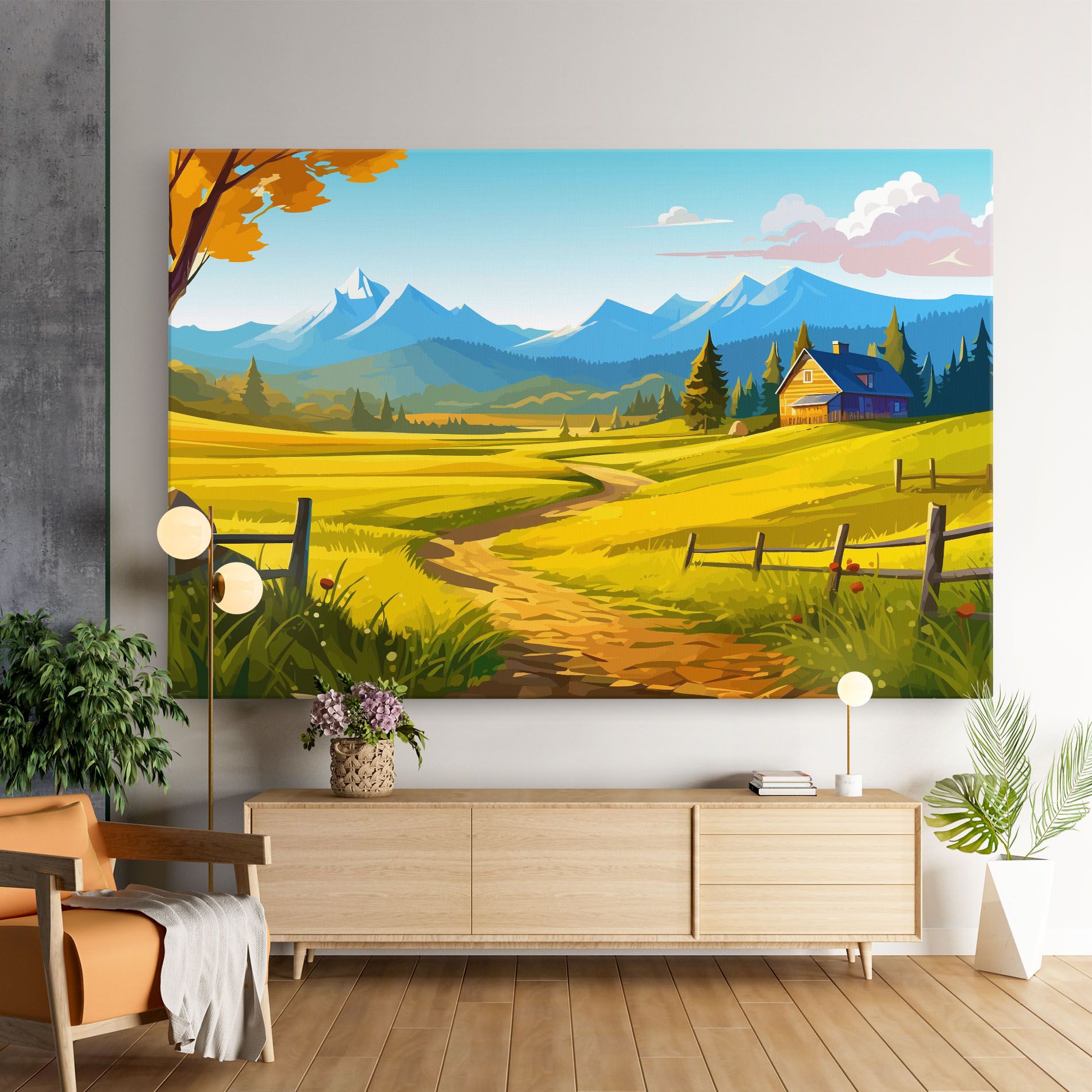 Daylight Rural View mockup 9