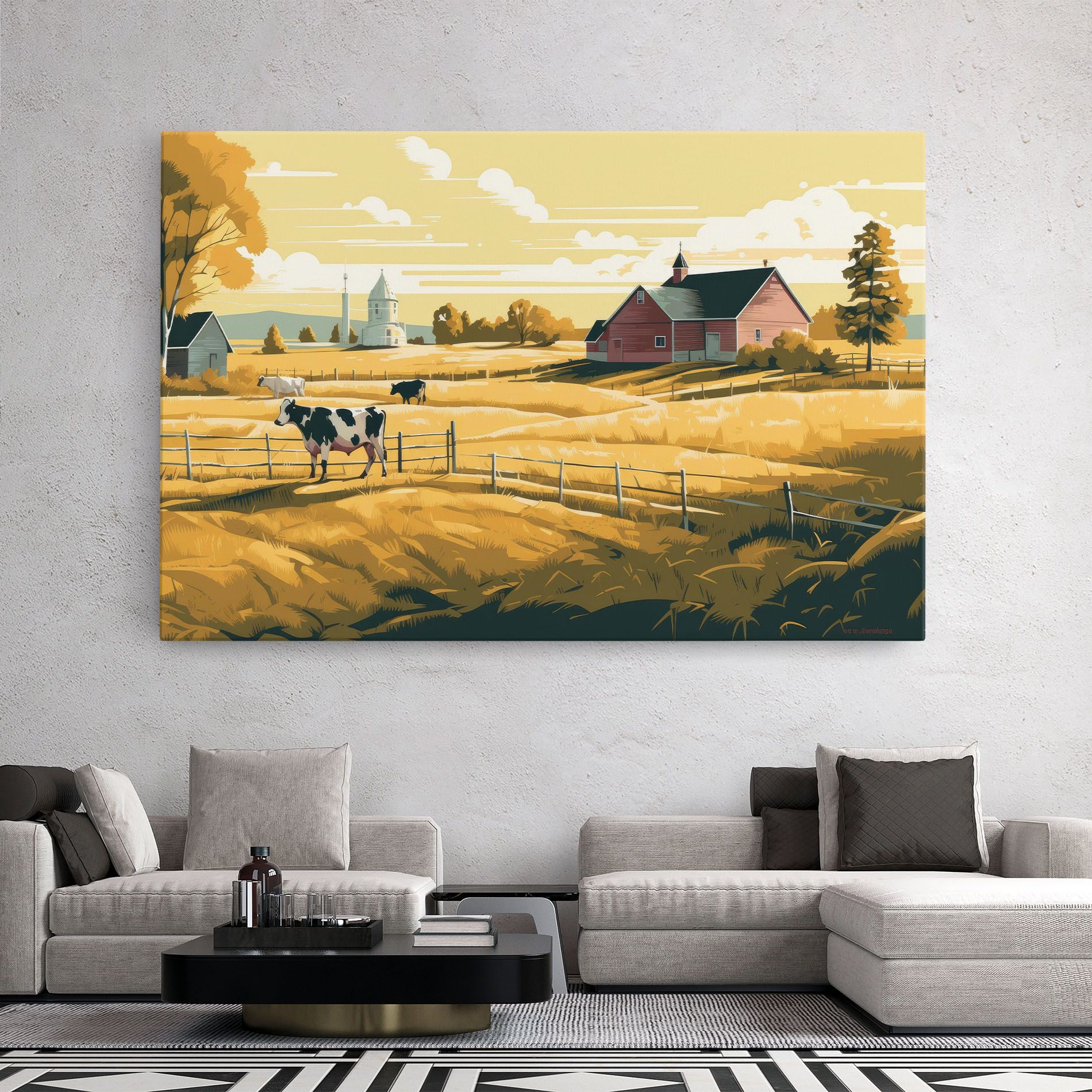 Cows Sunlight Farm mockup 2