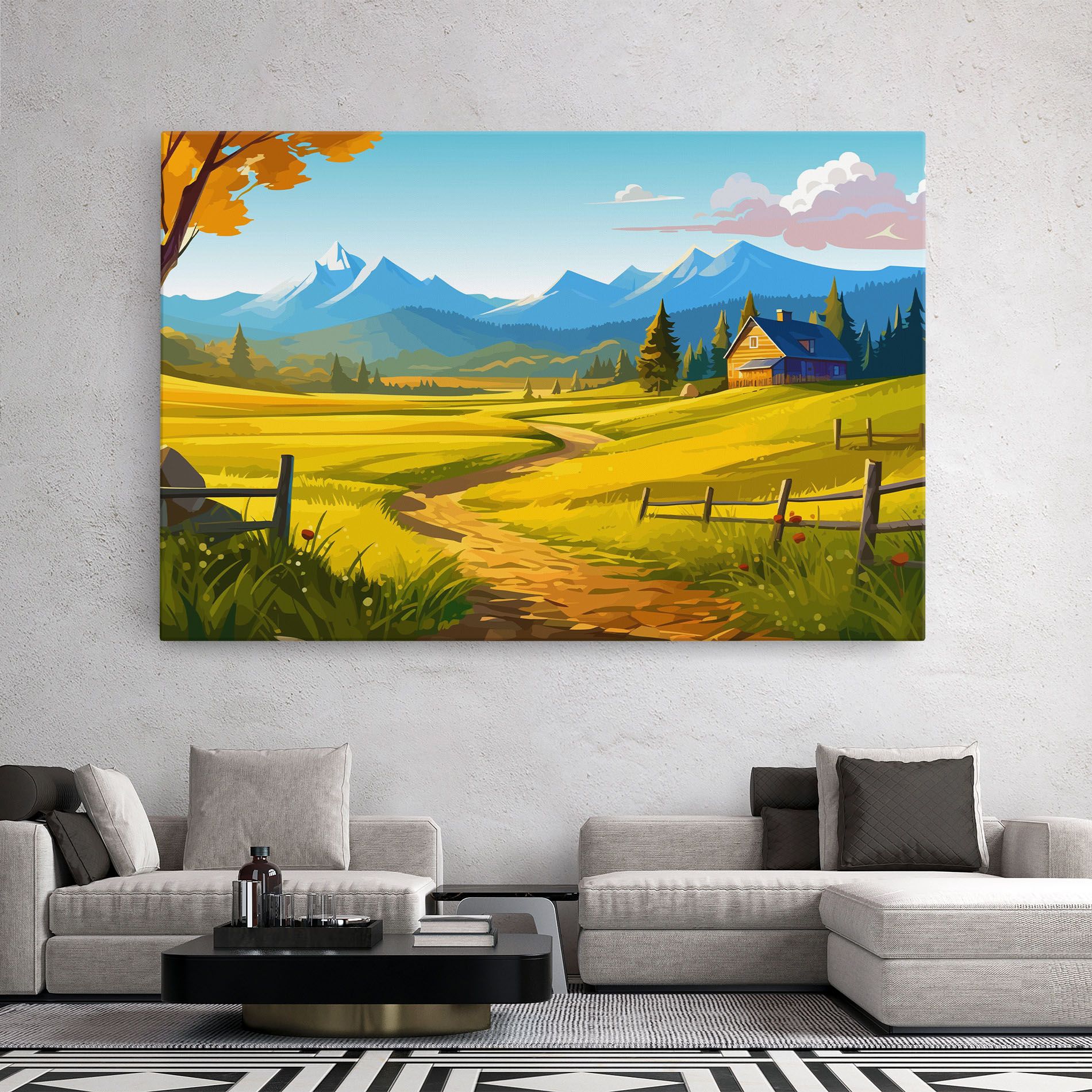 Daylight Rural View mockup 2