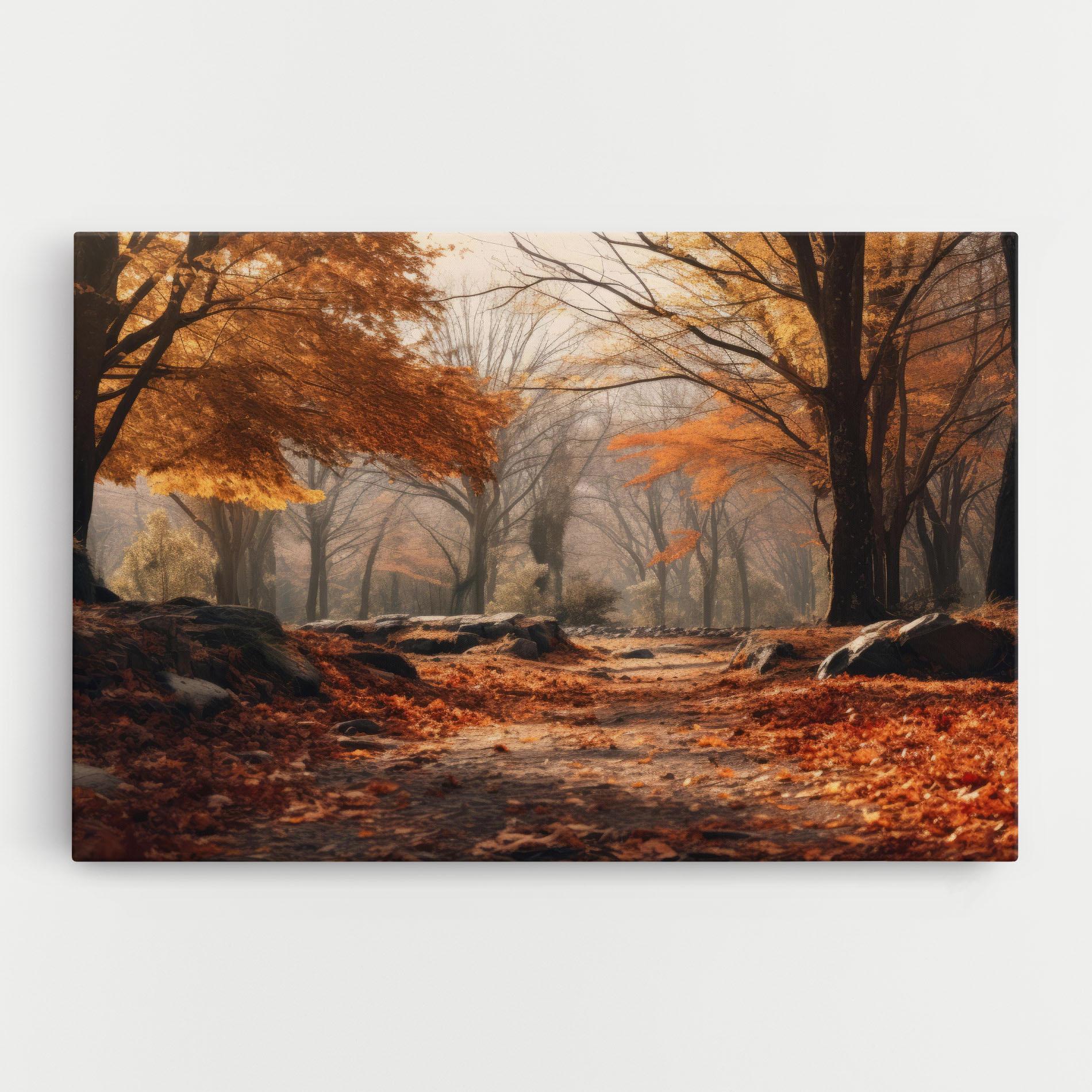 Vászonkép Autumn Forest mockup 0