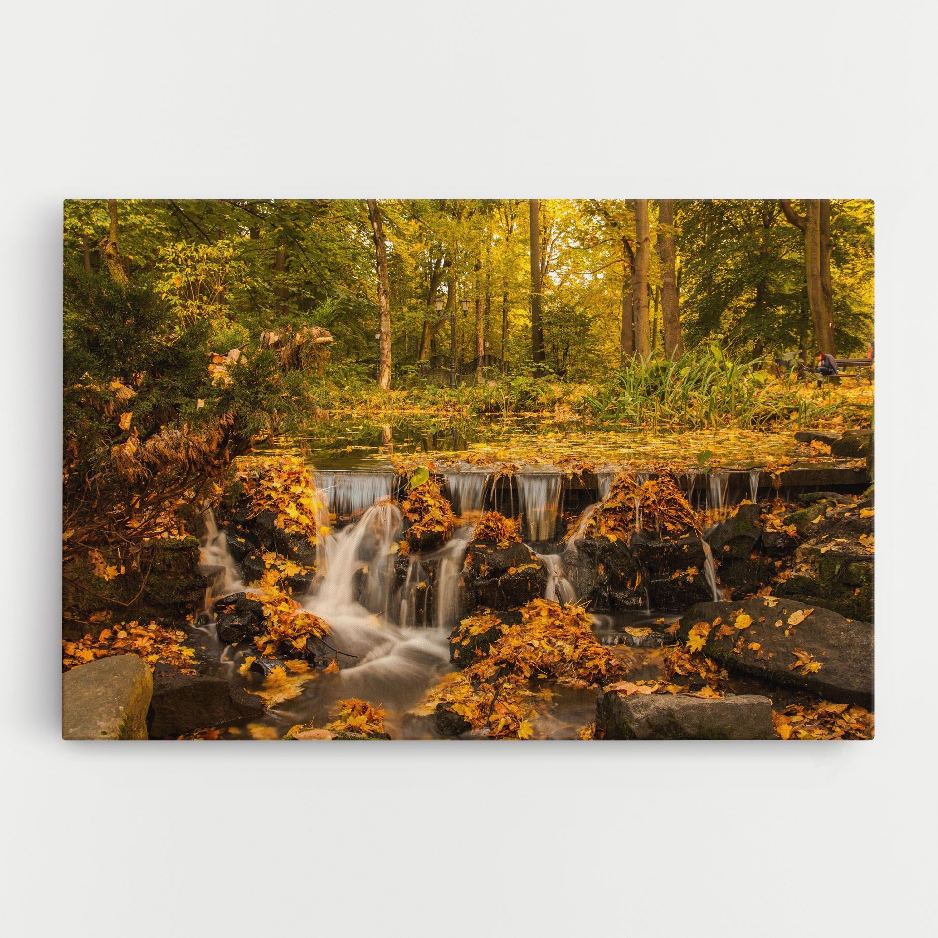 Autumn Waterfall mockup 0