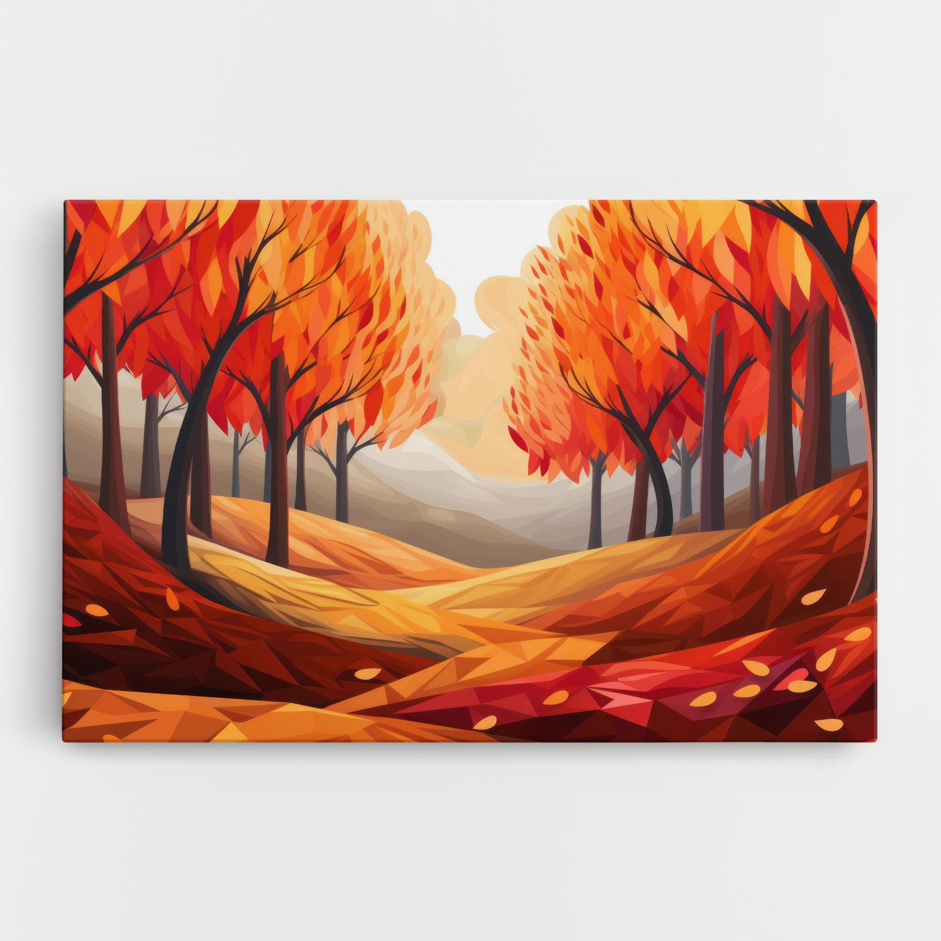Red Trees Art mockup 0