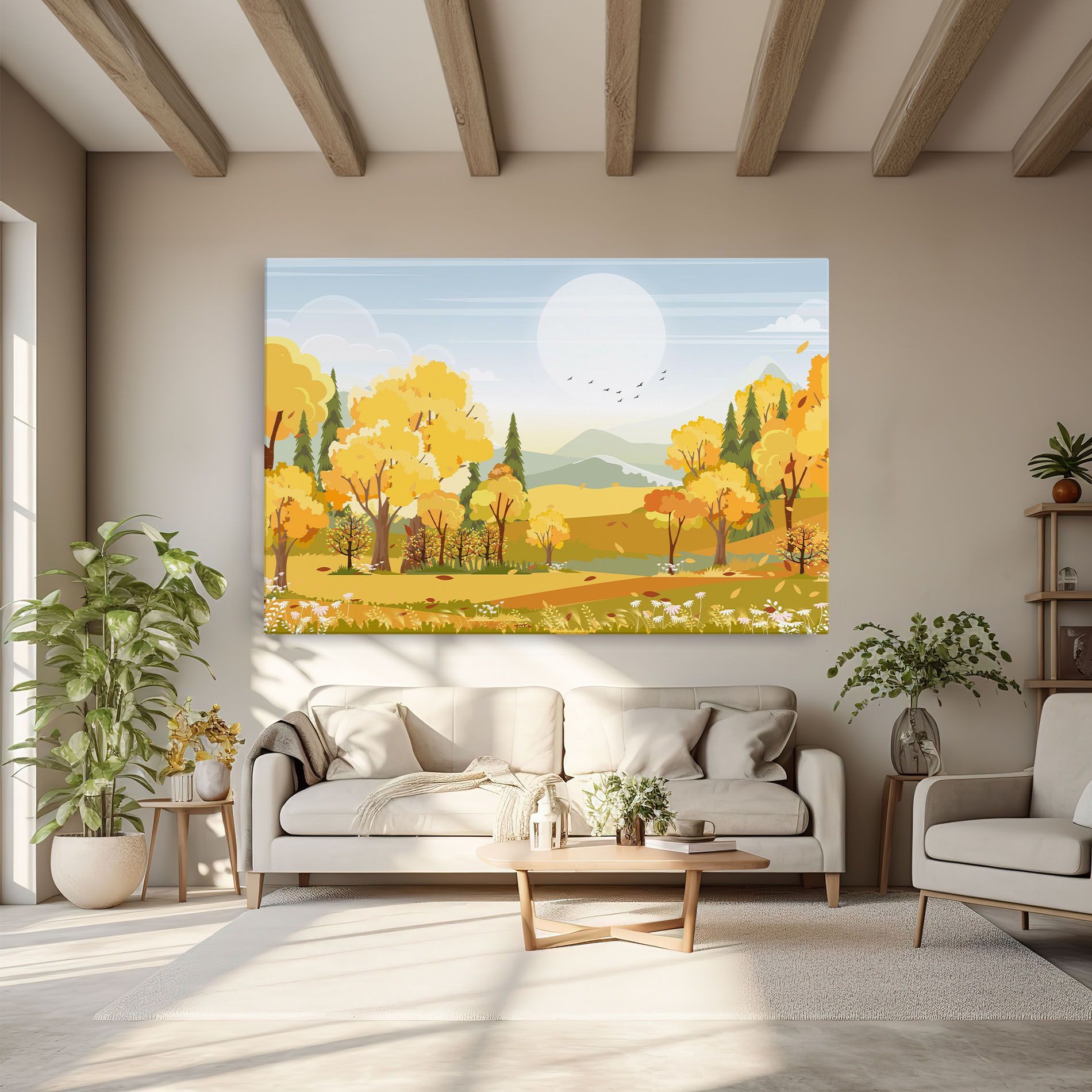 Autumn Yellow View mockup 6