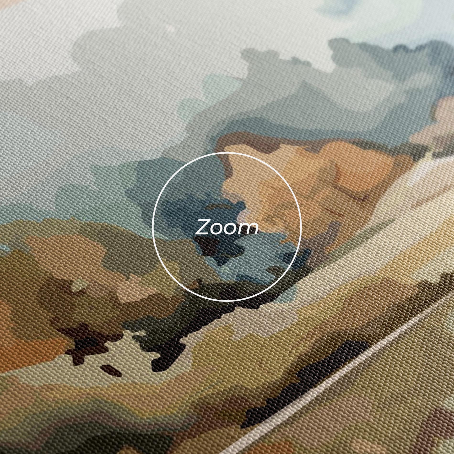Vászonkép Watercolor Autumn mockup 3