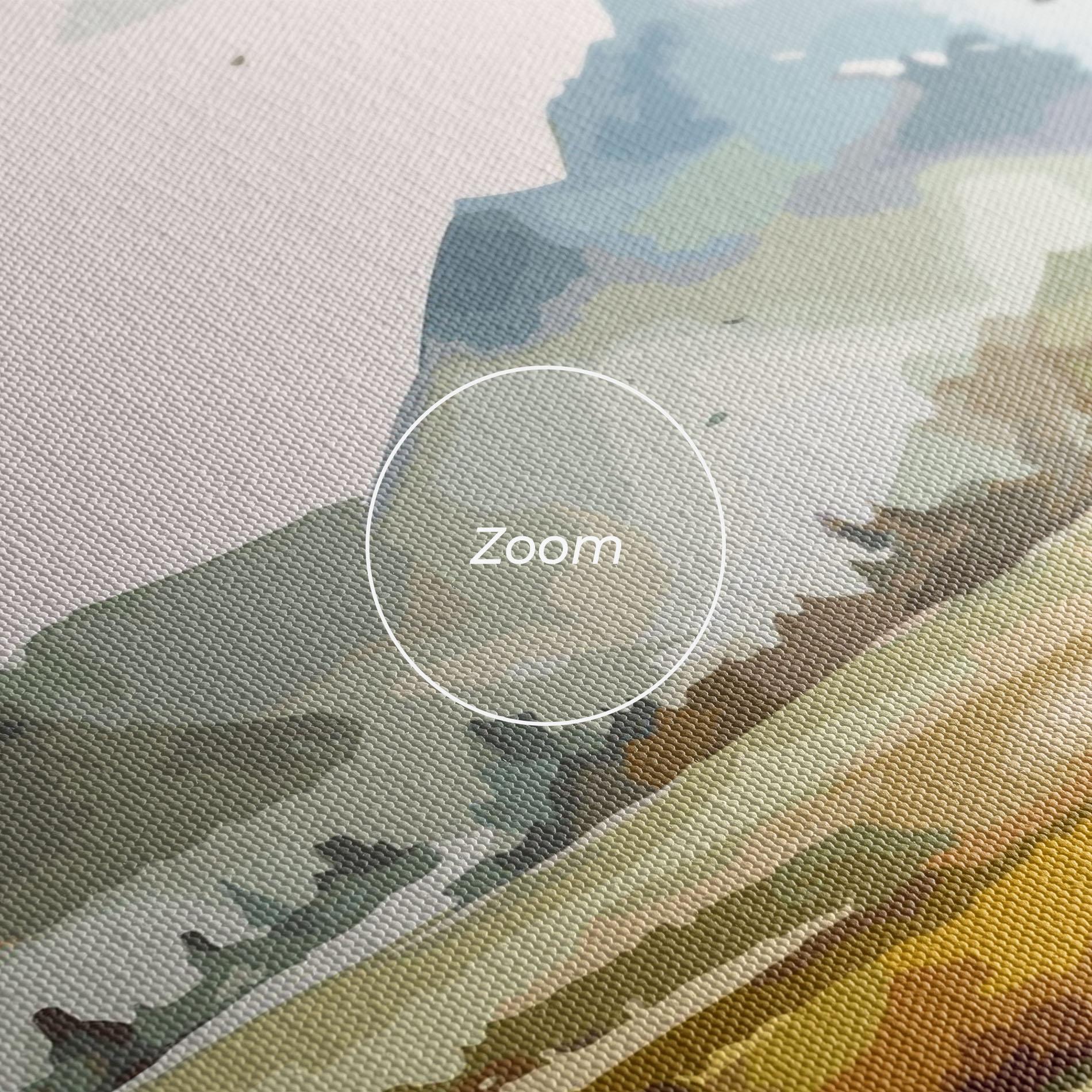 Vászonkép Yellow Blue Autumn mockup 3
