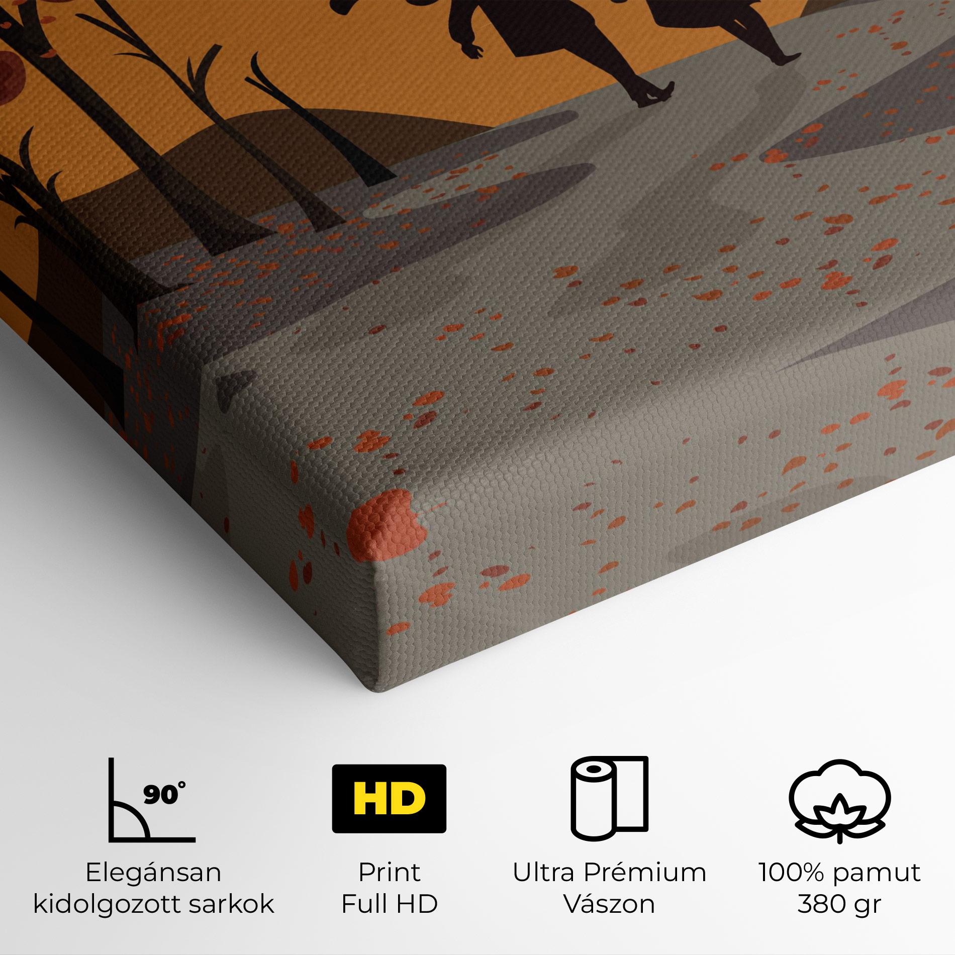 Vászonkép Autumn Couple mockup 4