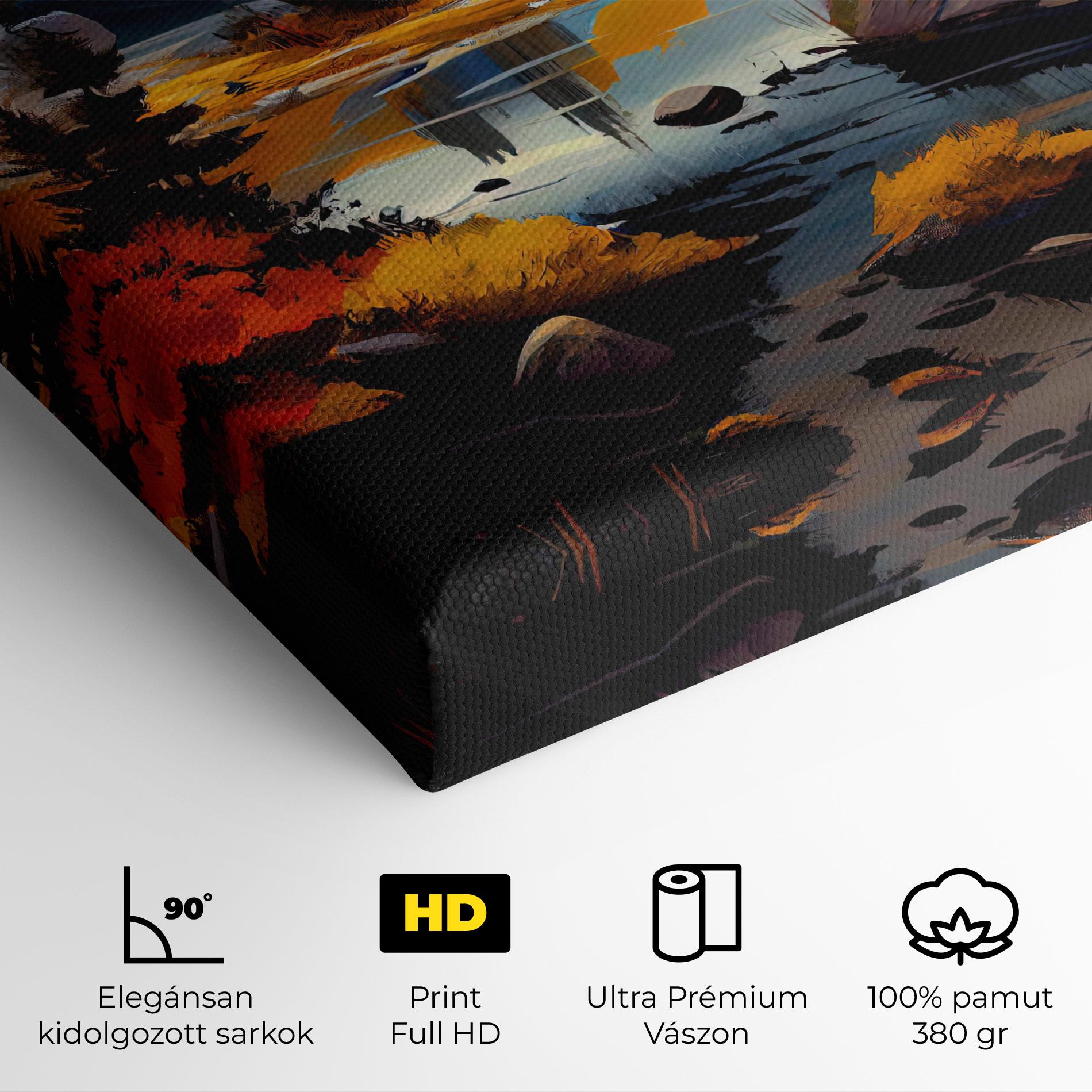Vászonkép Autumn Landscape mockup 4