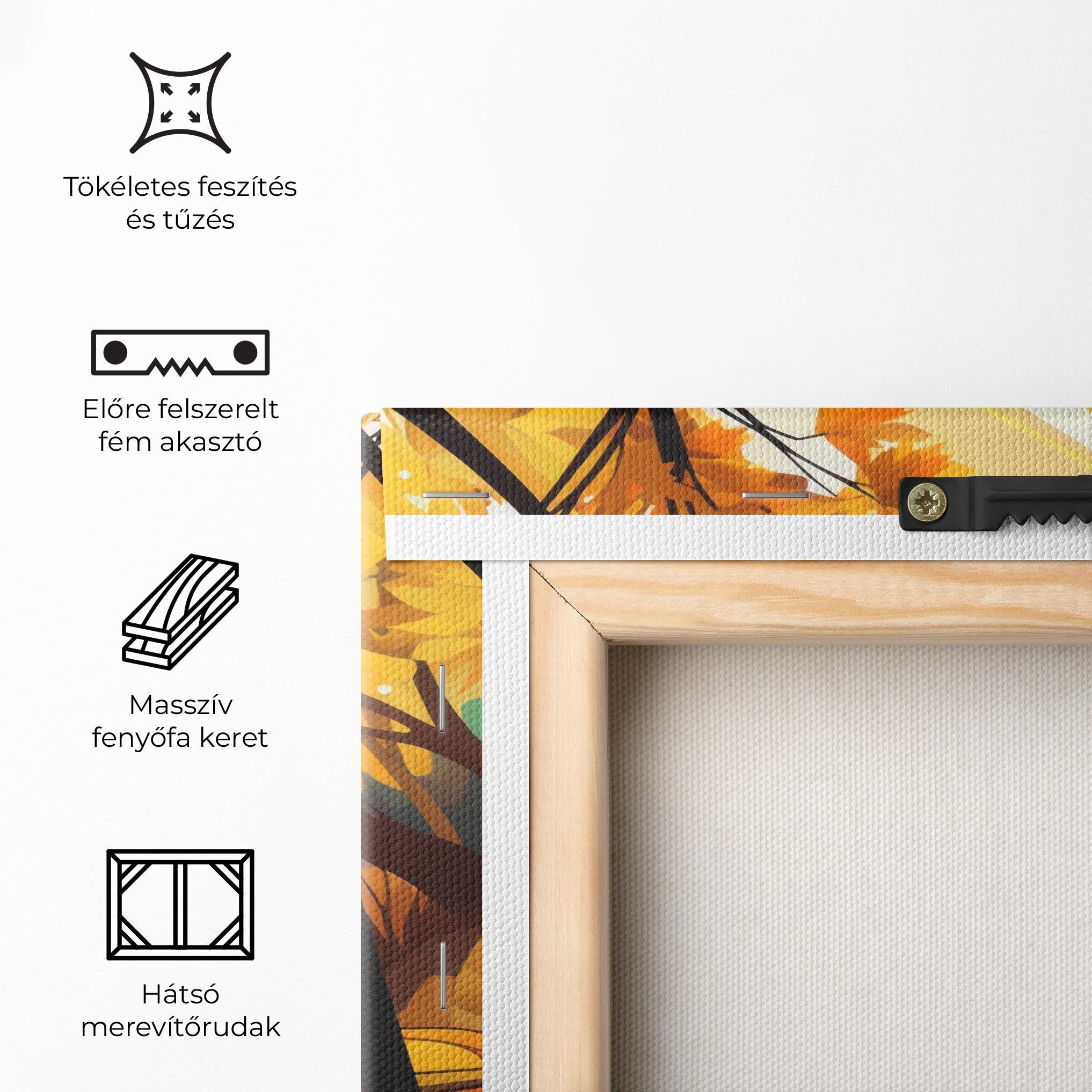 Vászonkép Autumn Forest Art mockup 5