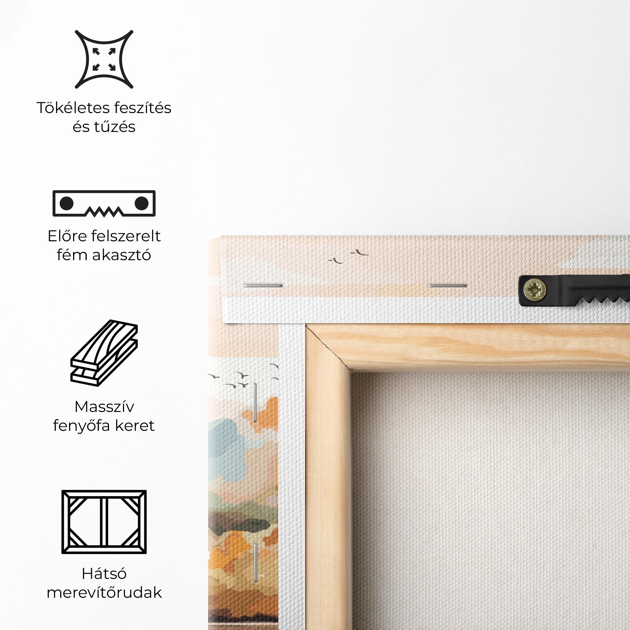 Vászonkép Watercolor Autumn mockup 5