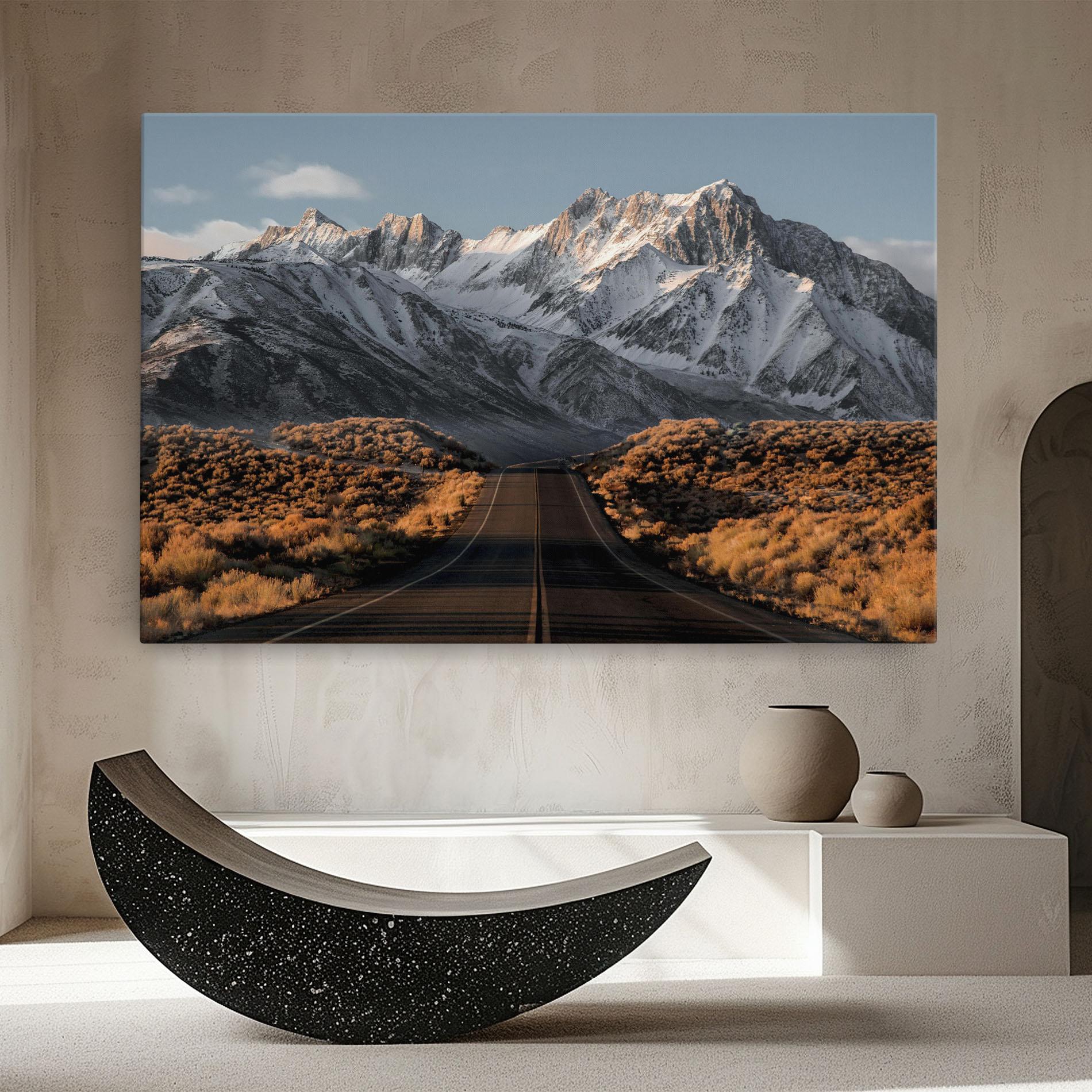 Vászonkép Autumn Mountain View mockup 8