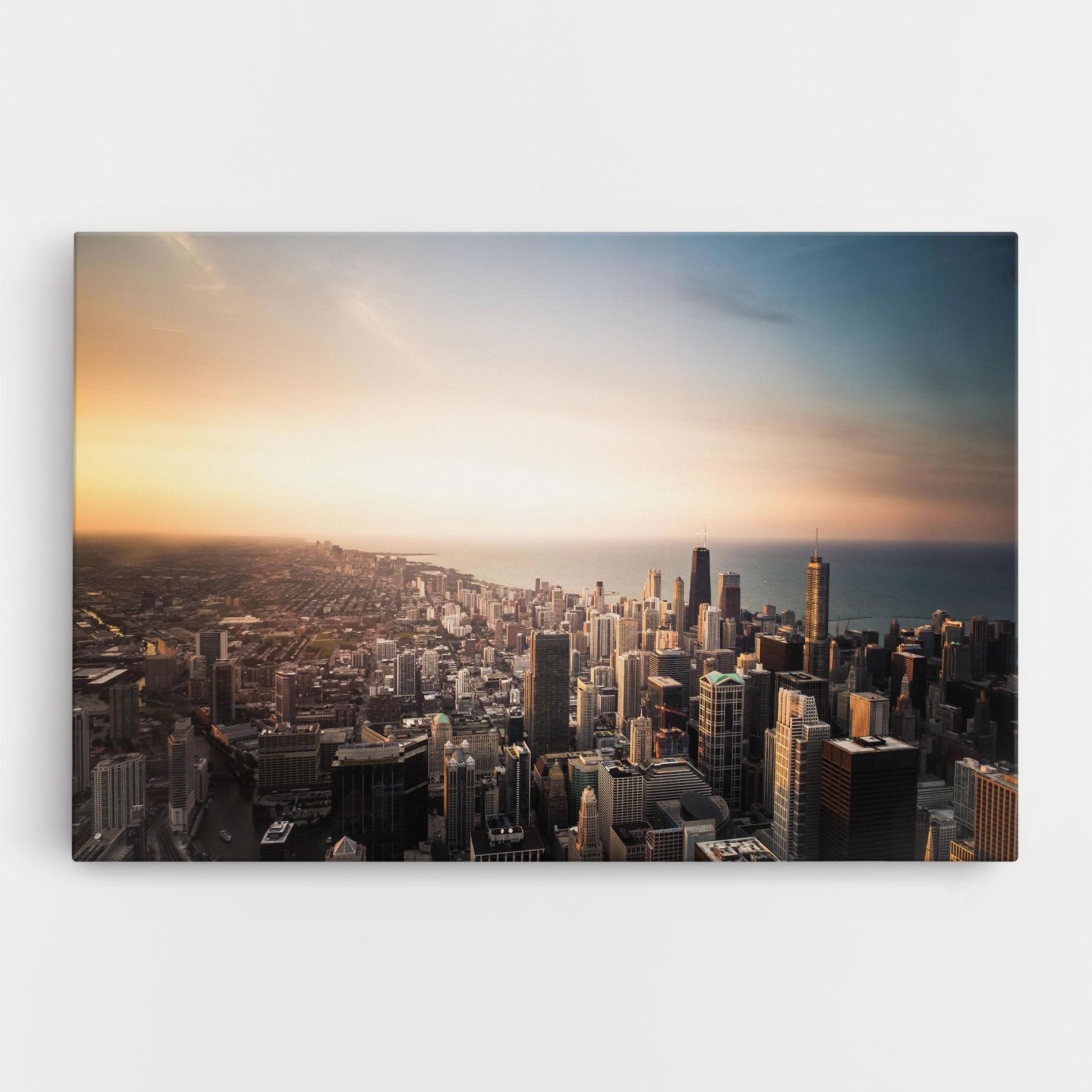 Vászonkép City Buildings mockup 0