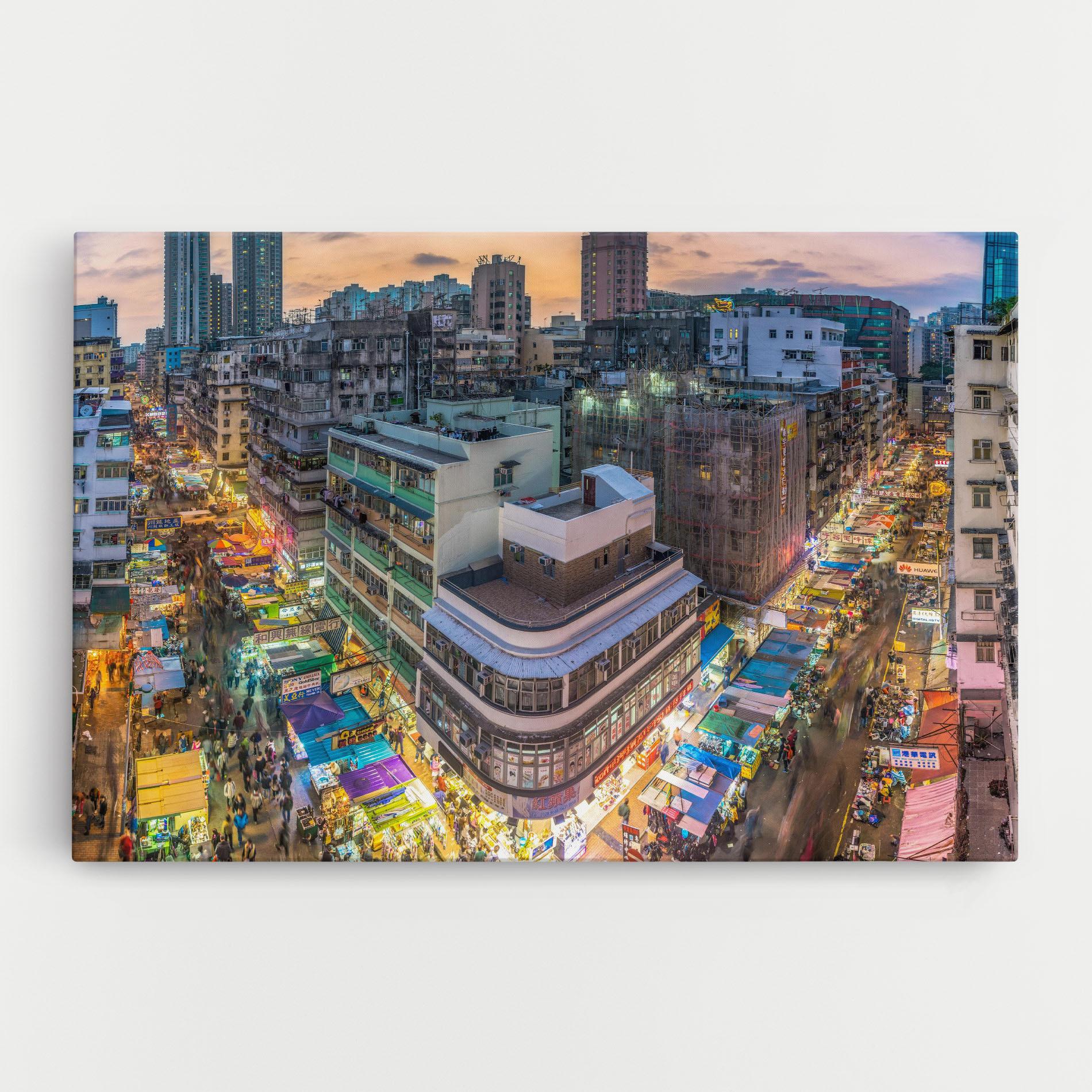 Vászonkép Colorful Building mockup 0