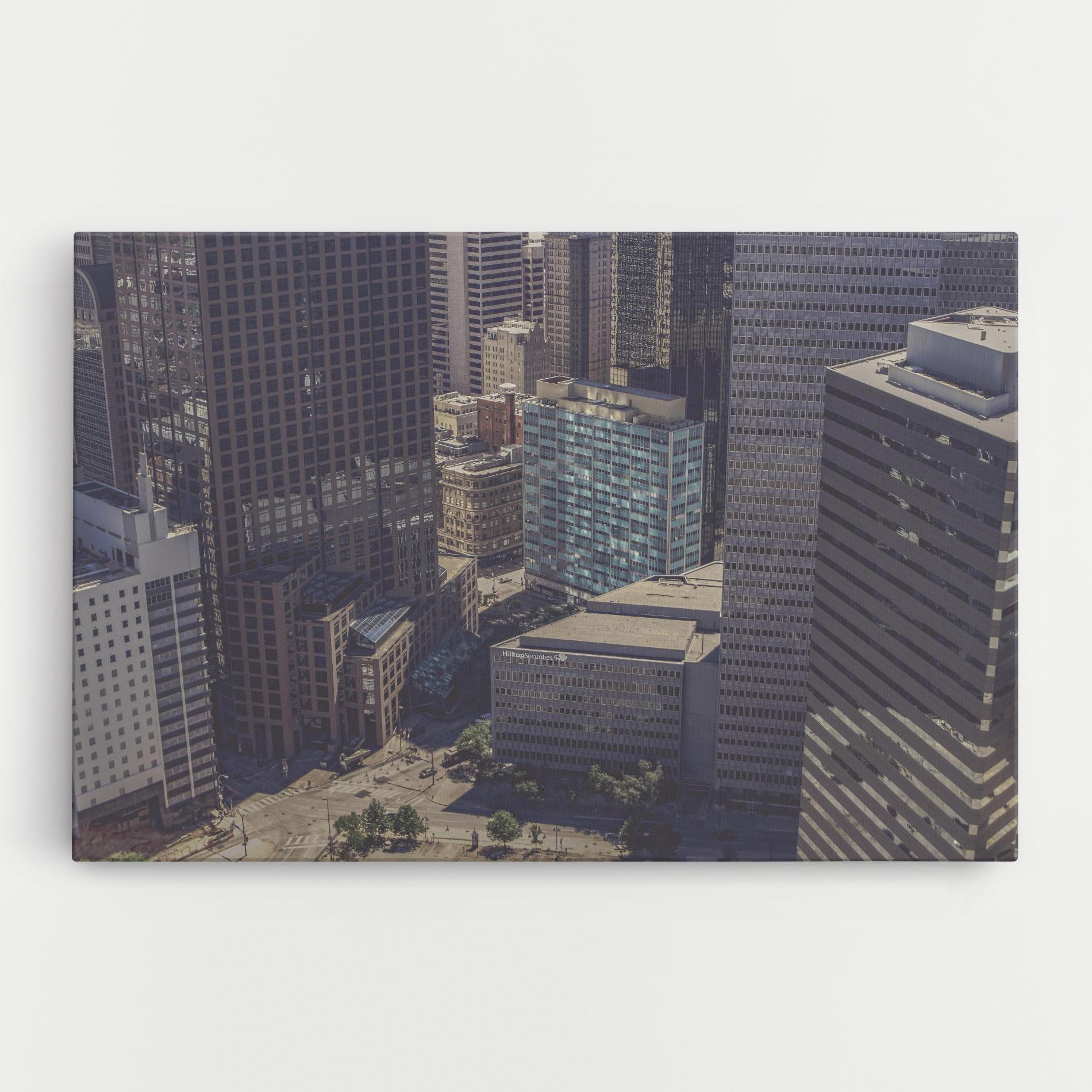 Vászonkép Cream Light Building mockup 0