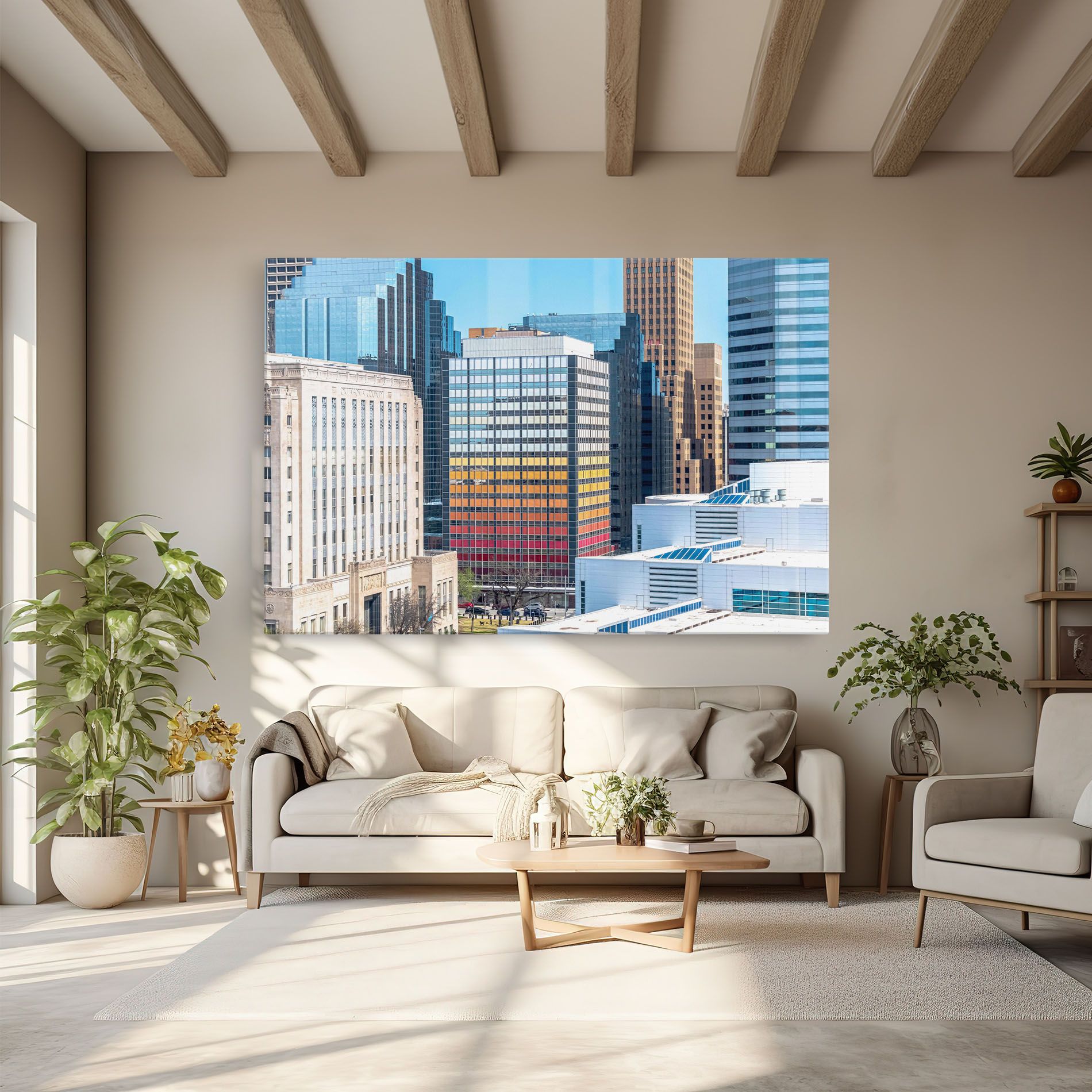 Colorful Urban Building mockup 6