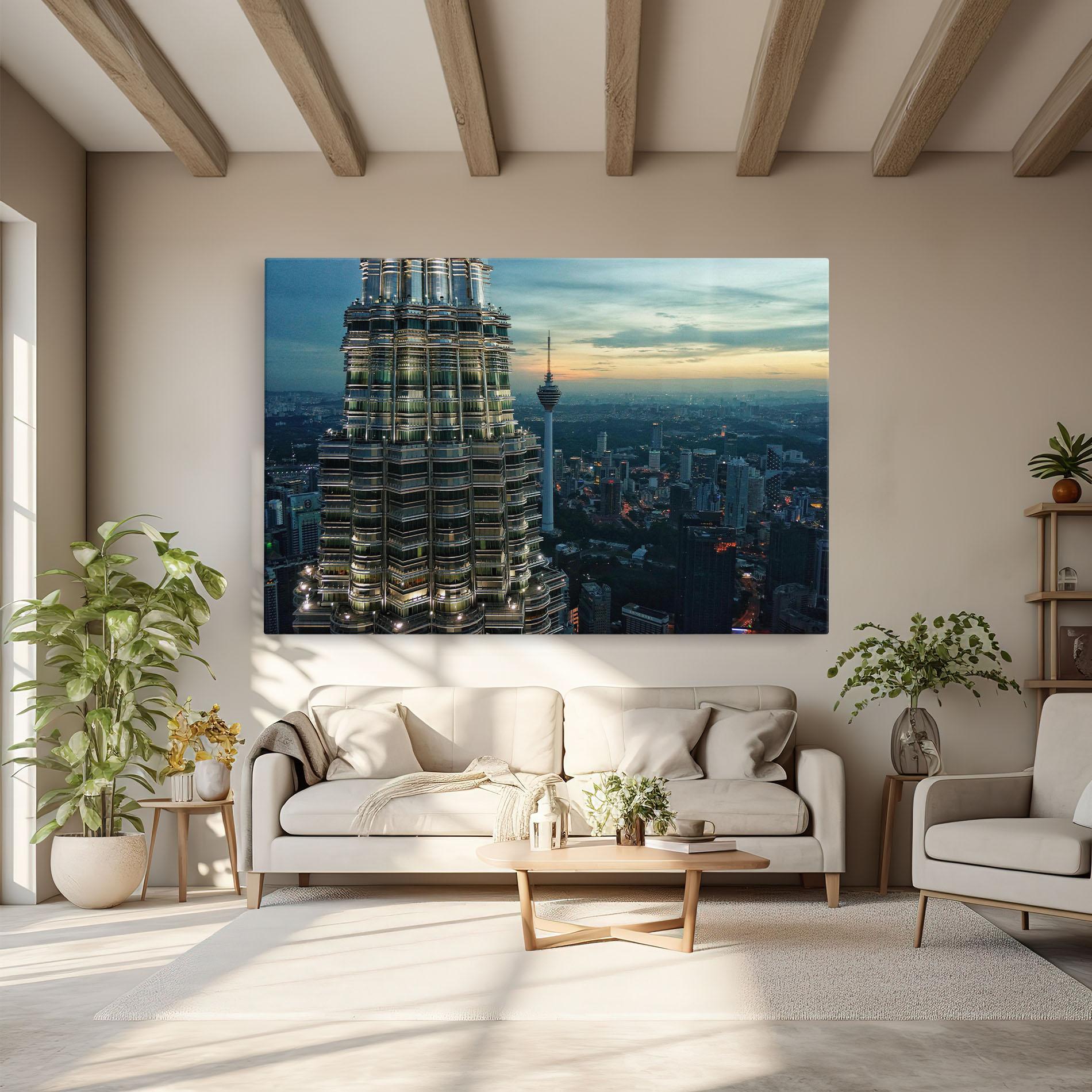 Vászonkép Hight Tower View mockup 6