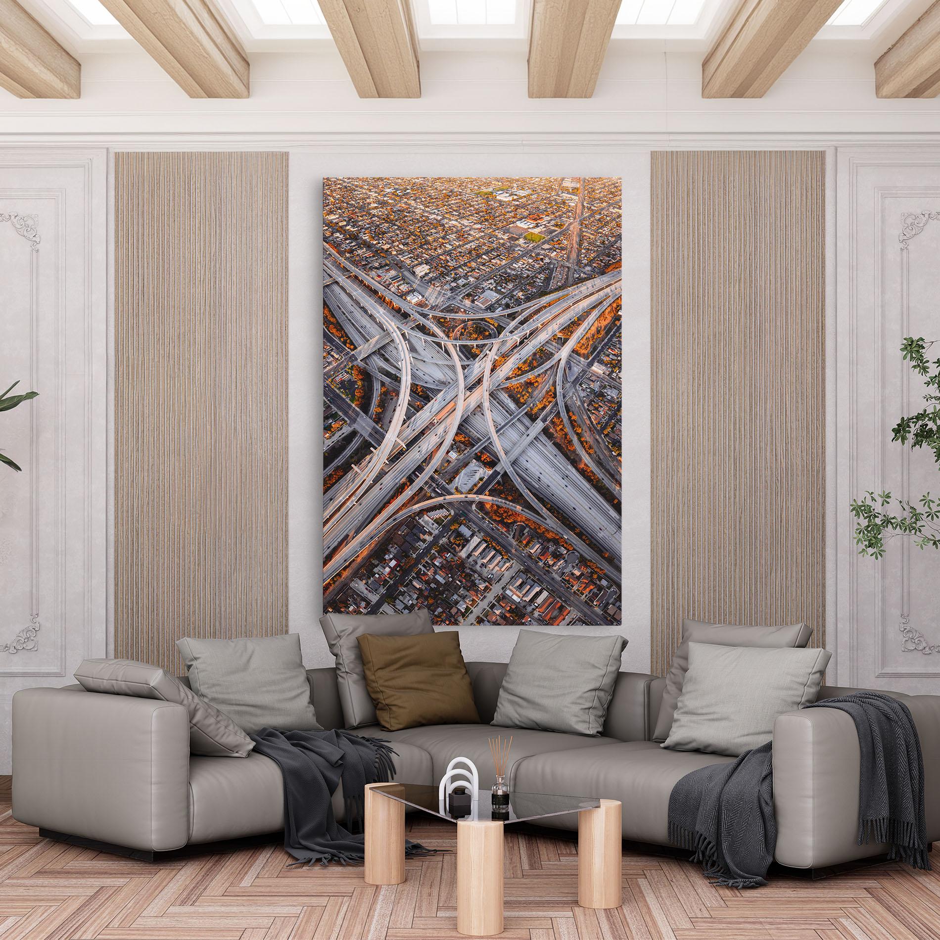 Vászonkép Big Road City mockup 6