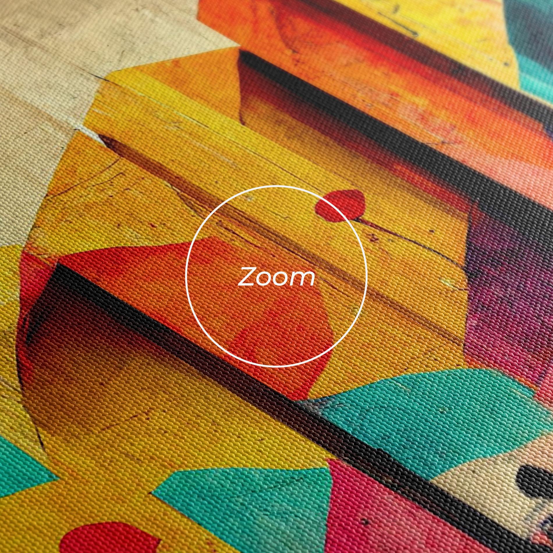 Vászonkép Abstract City Color mockup 3