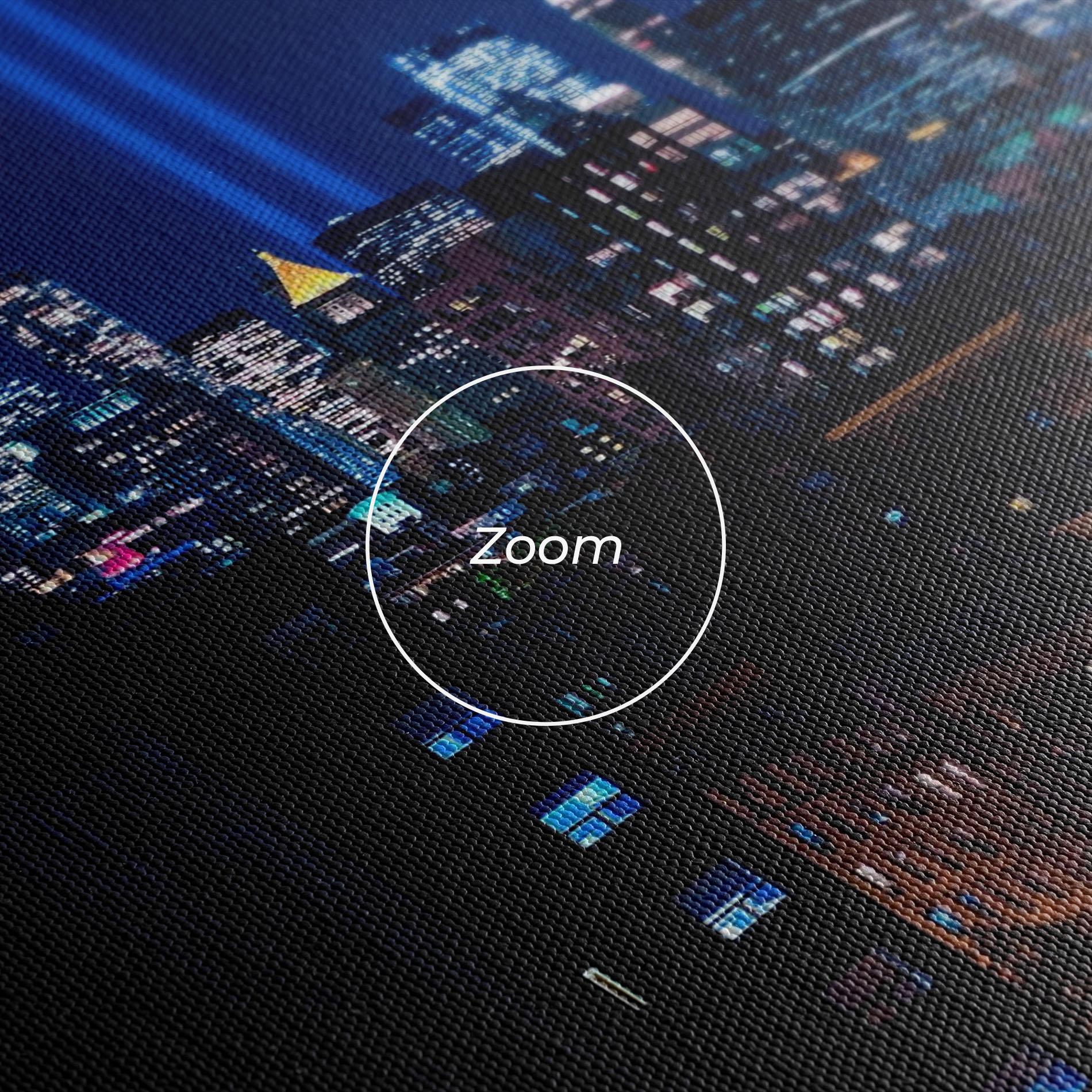 Vászonkép Blue Light City mockup 3