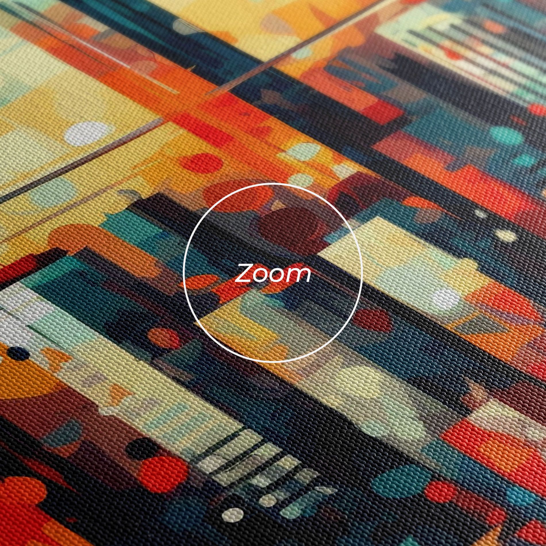 Colorful City Painting mockup 3