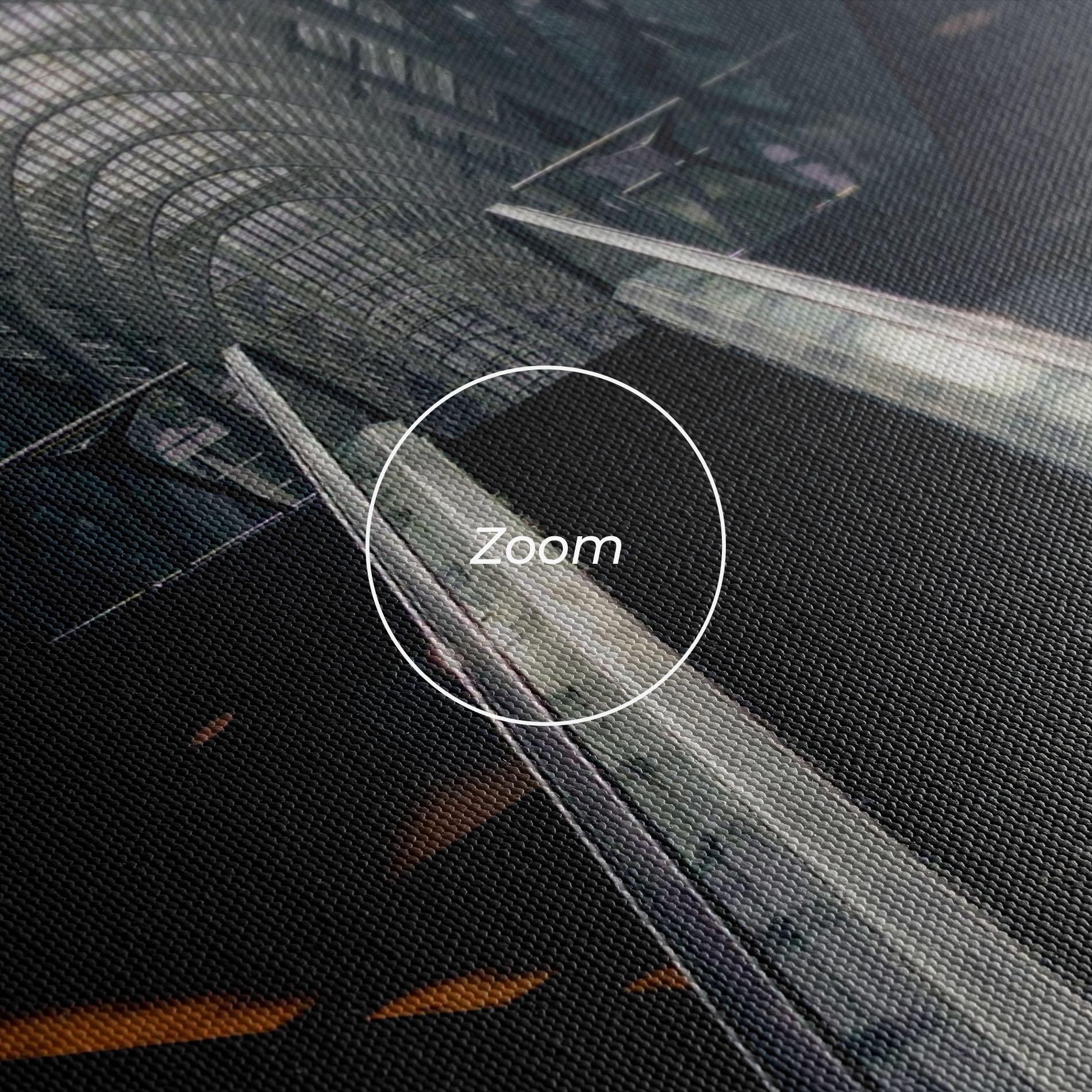 Vászonkép Grey Stairs Building mockup 3