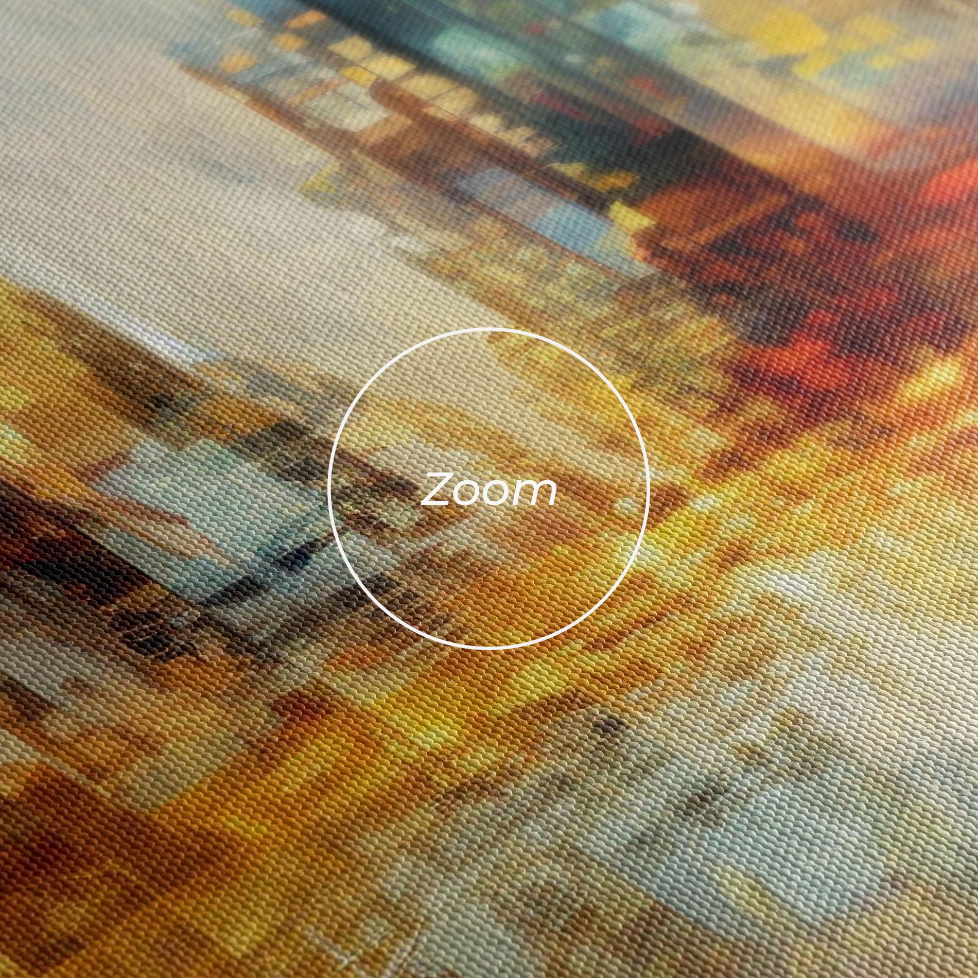 Vászonkép Orange Lights City mockup 3