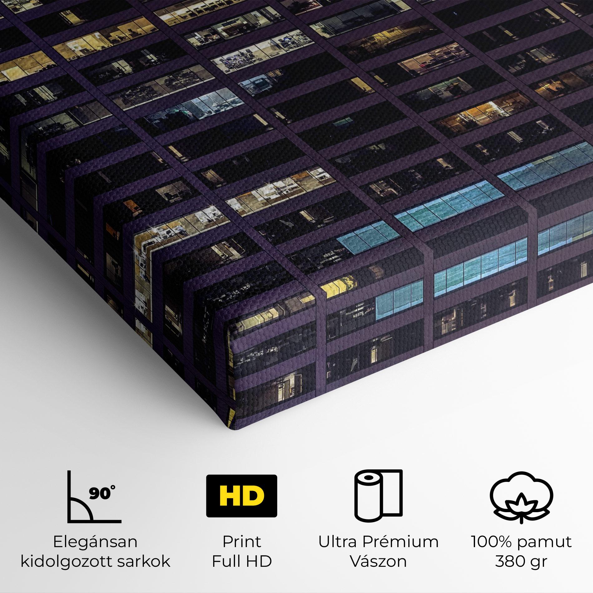 Vászonkép Building Lights mockup 4