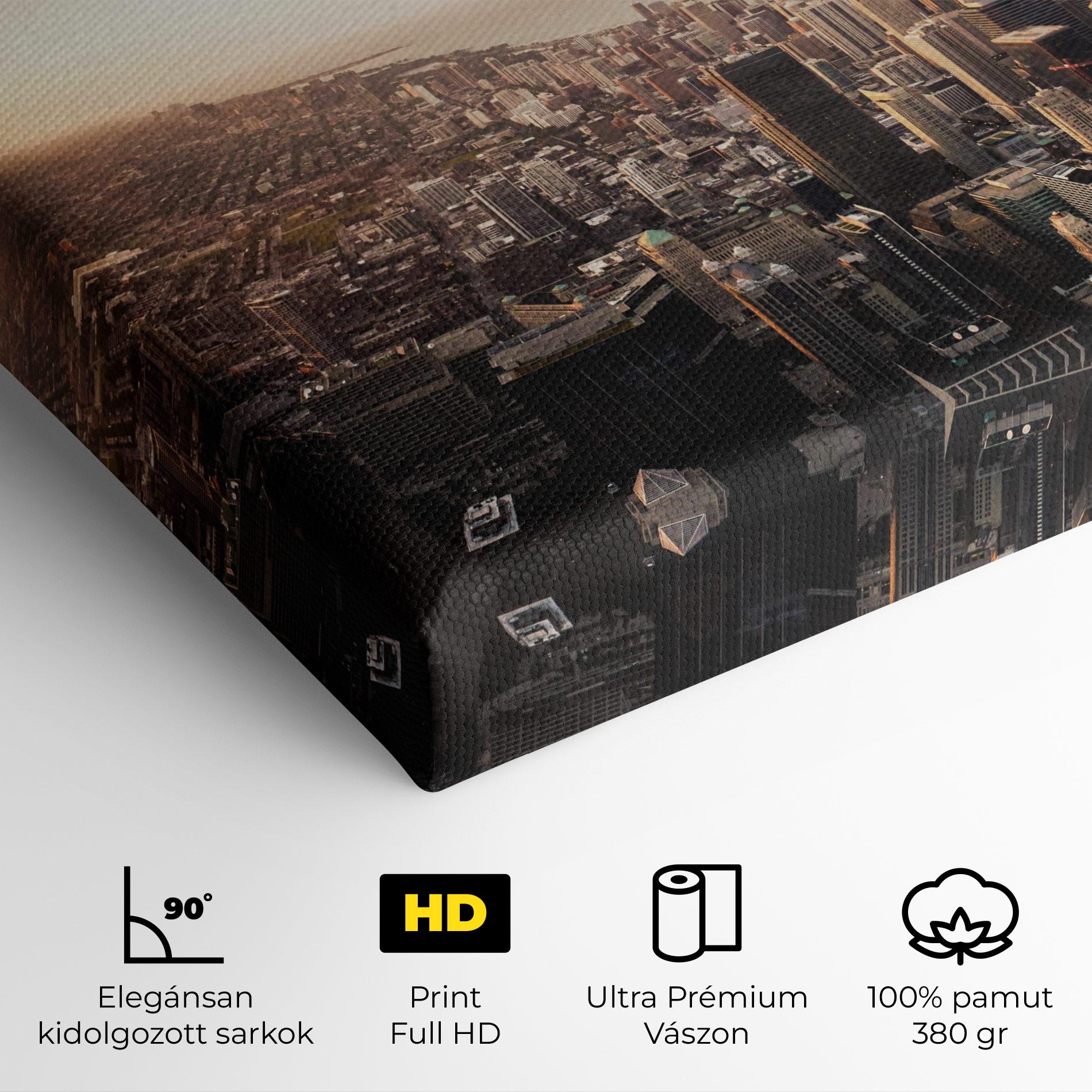 Vászonkép City Buildings mockup 4