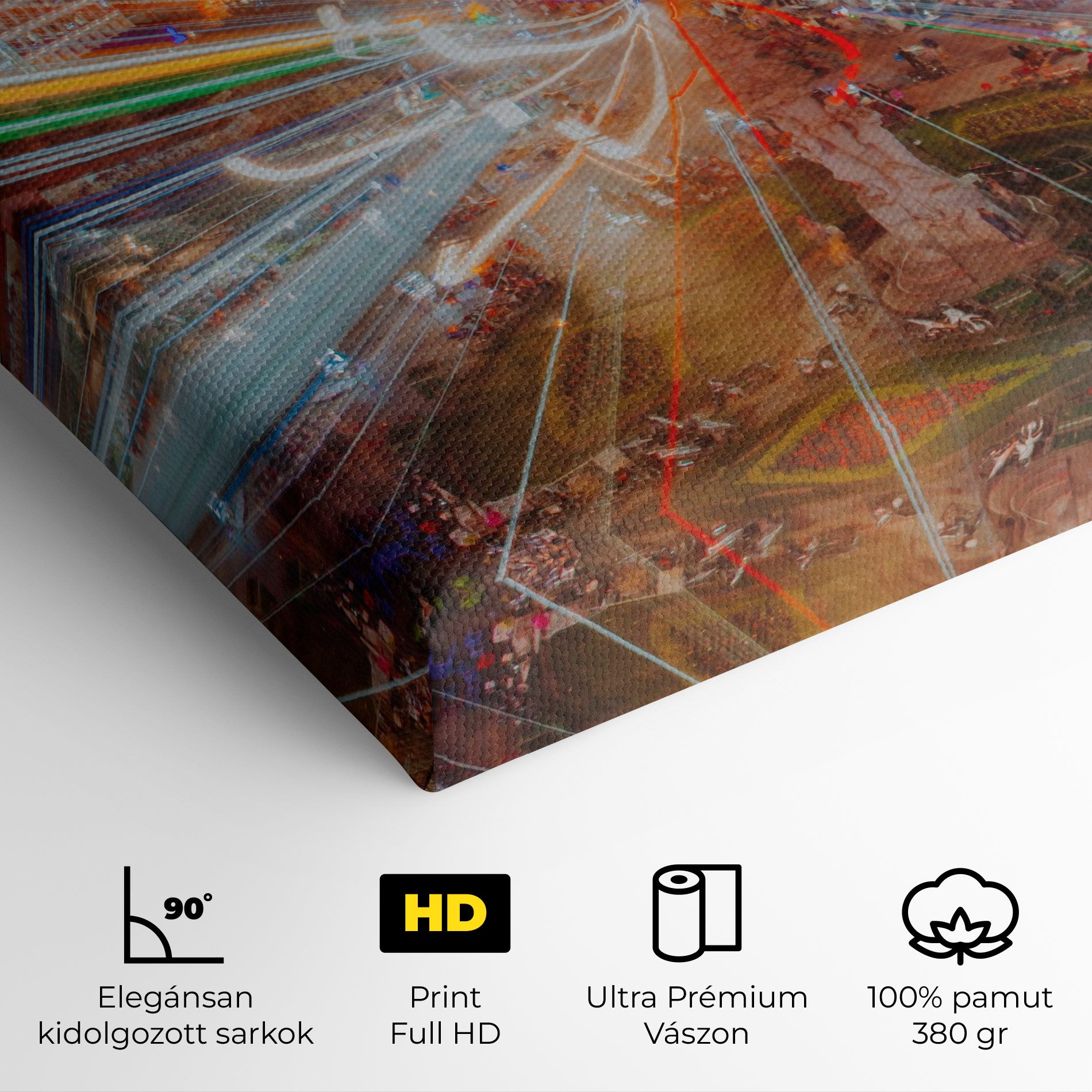 Colorful Light City mockup 4