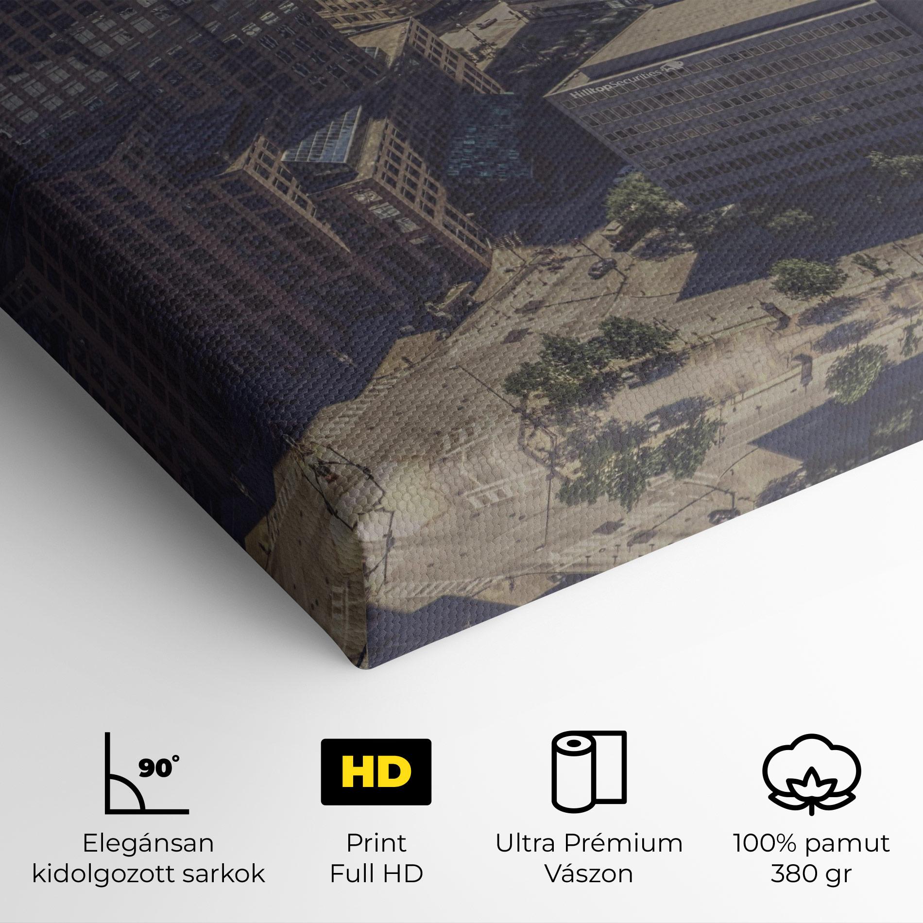 Vászonkép Cream Light Building mockup 4