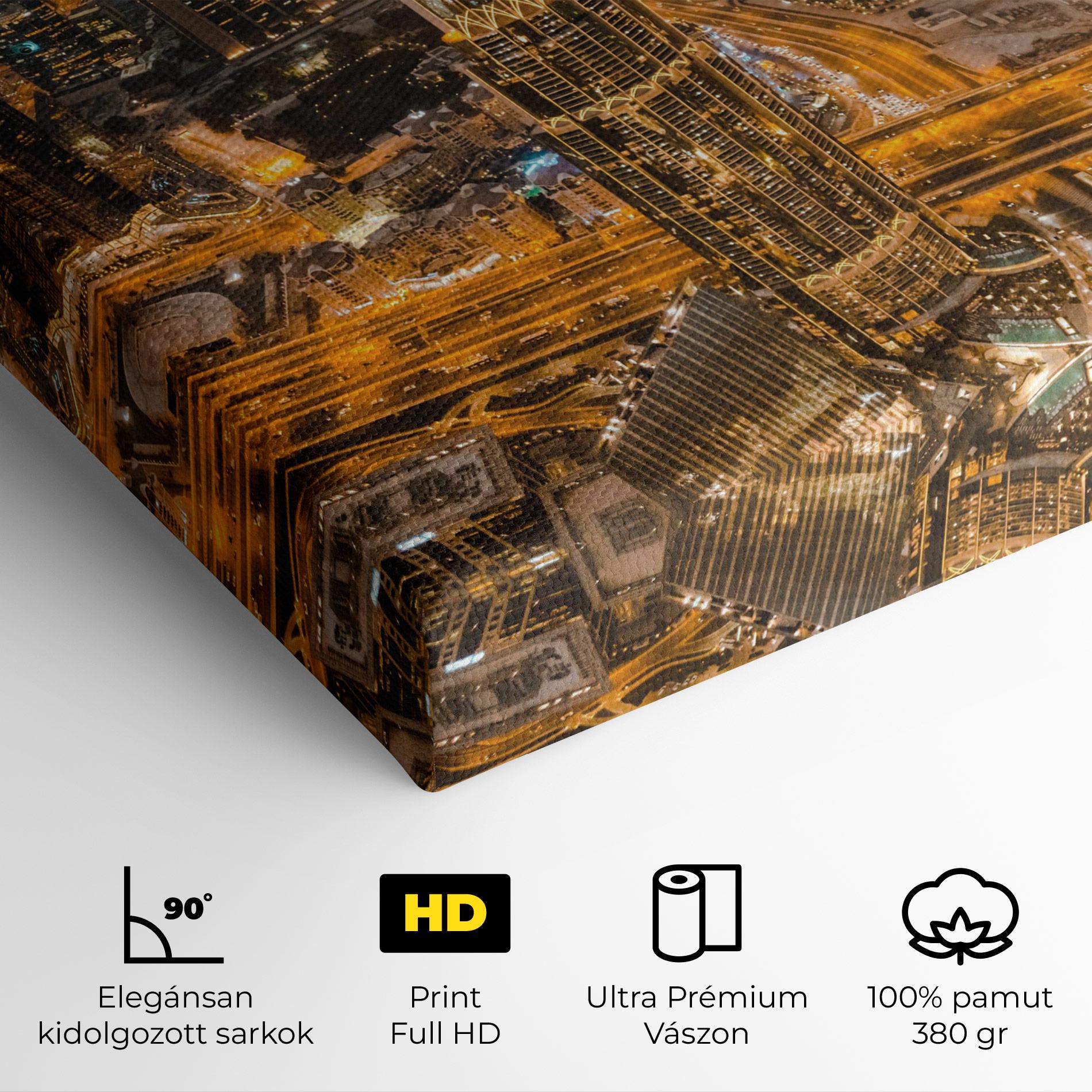 Vászonkép Dubai Lights mockup 4