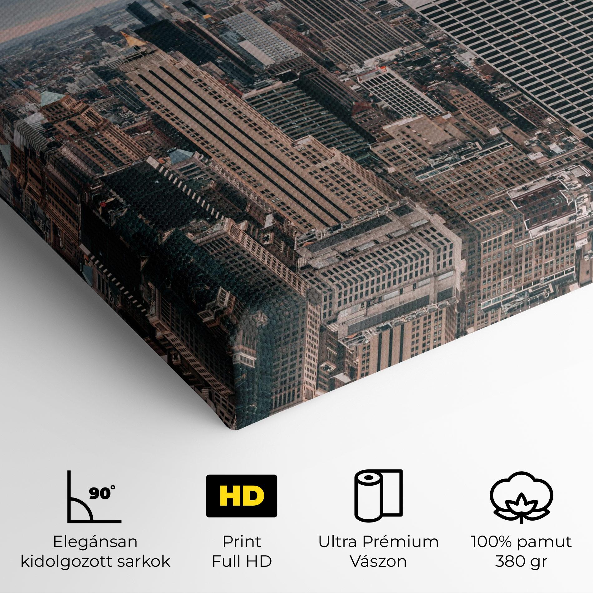 Vászonkép High View Building mockup 4