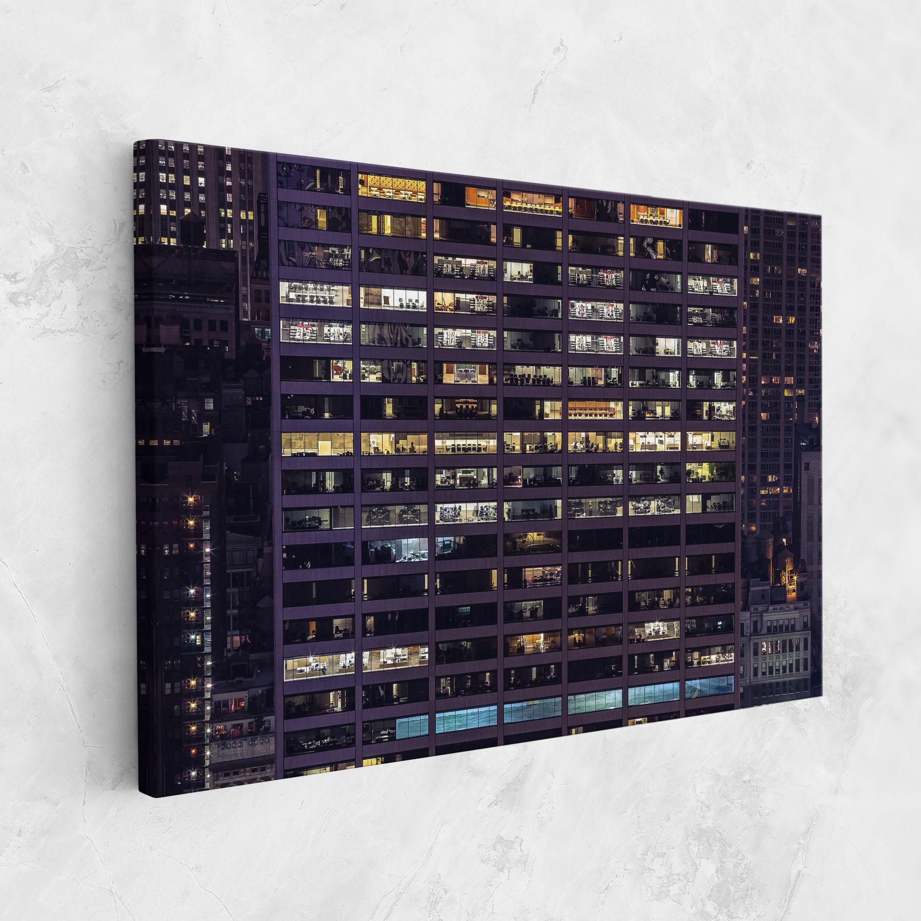 Vászonkép Building Lights mockup 1