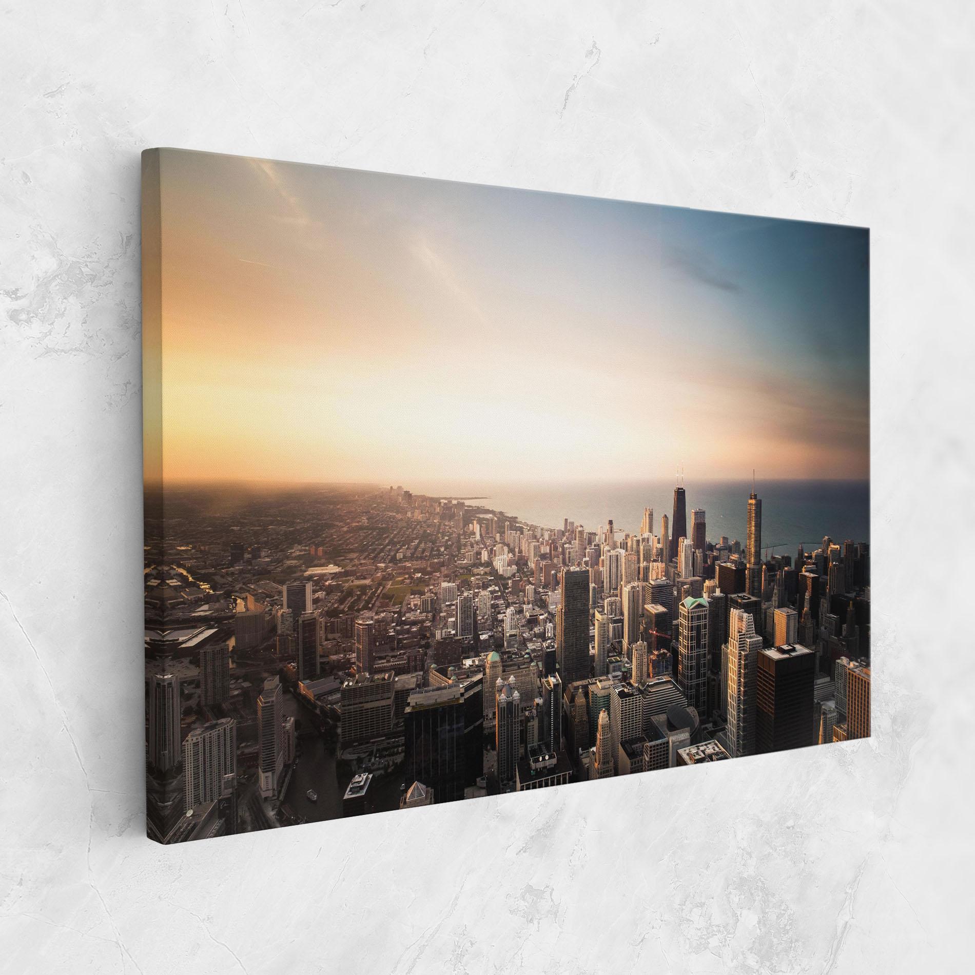 Vászonkép City Buildings mockup 1