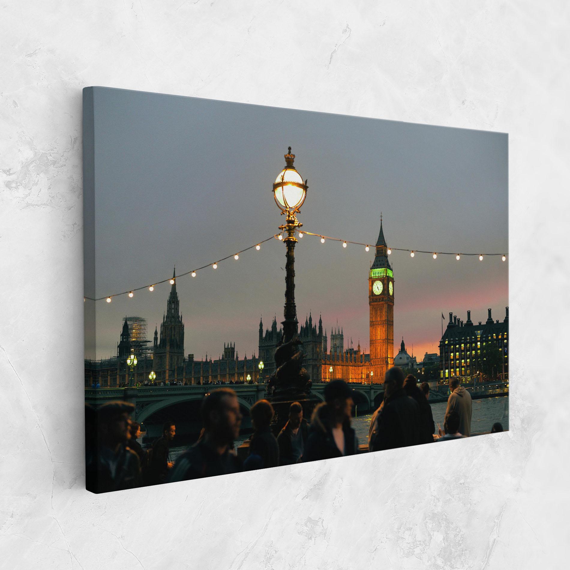 Vászonkép Clock Lights mockup 1