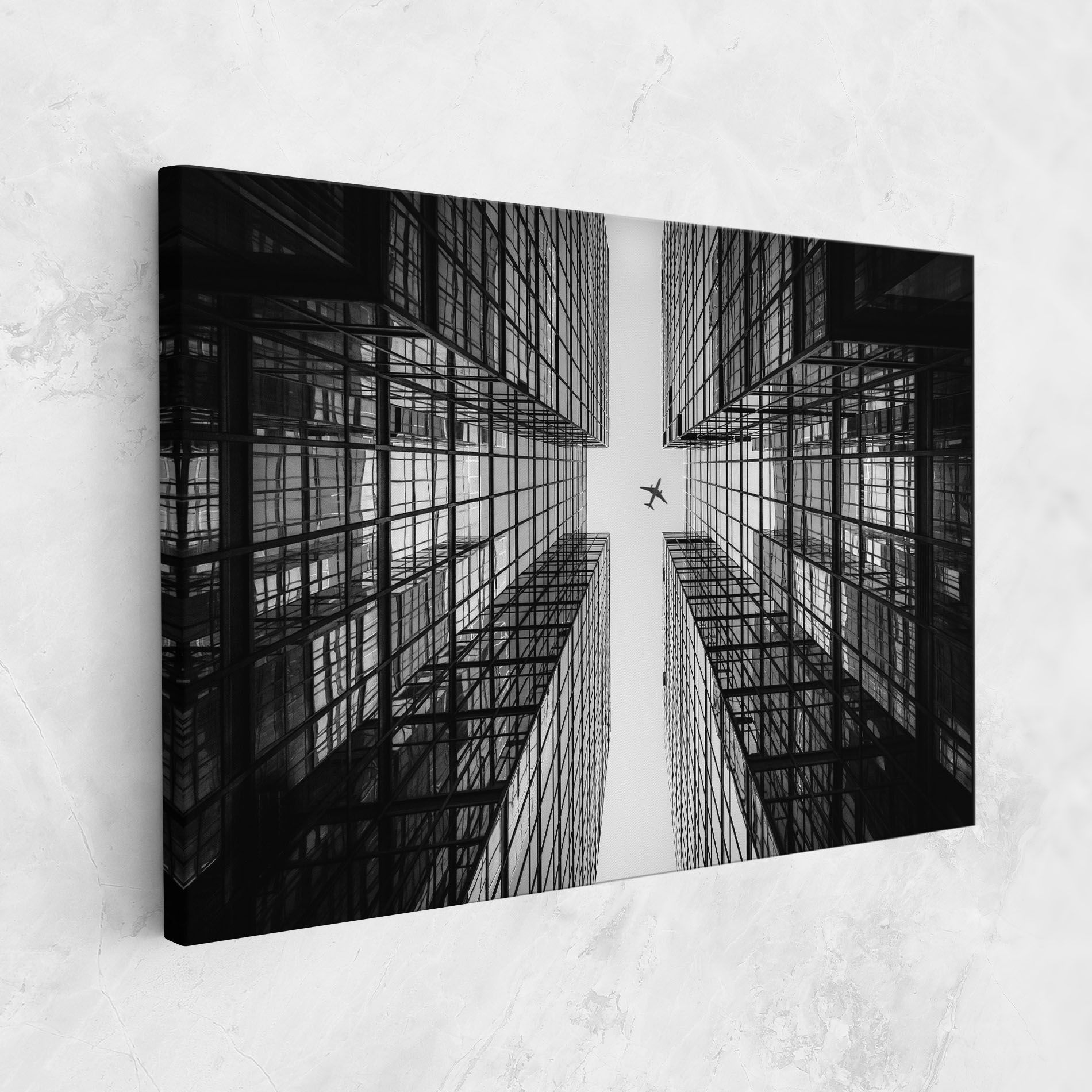 Plane Grey Building mockup 1