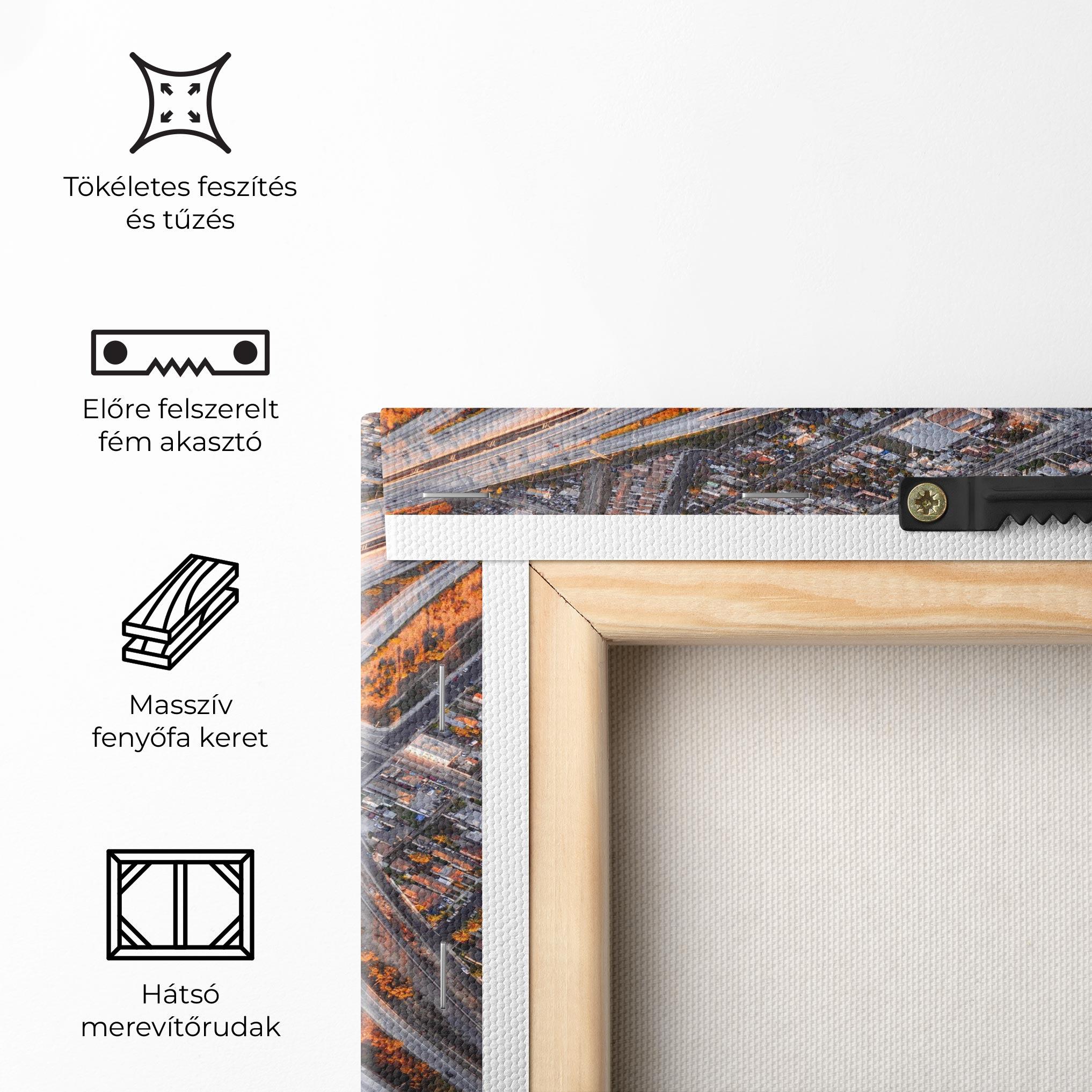 Vászonkép Big Road City mockup 5