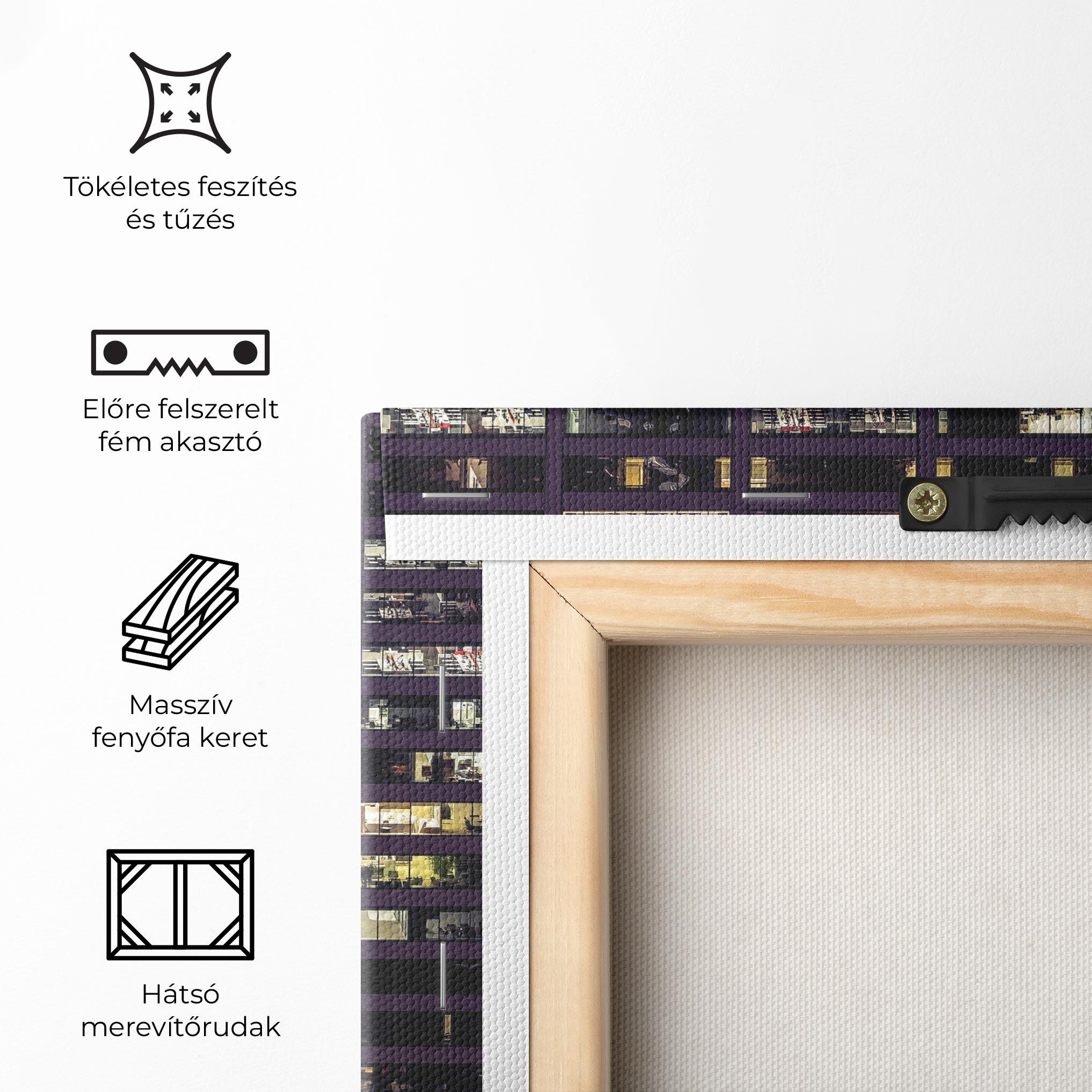 Vászonkép Building Lights mockup 5