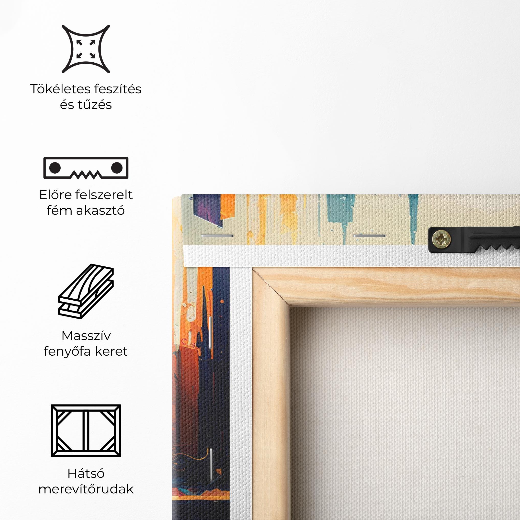 Vászonkép City Pain Art mockup 5