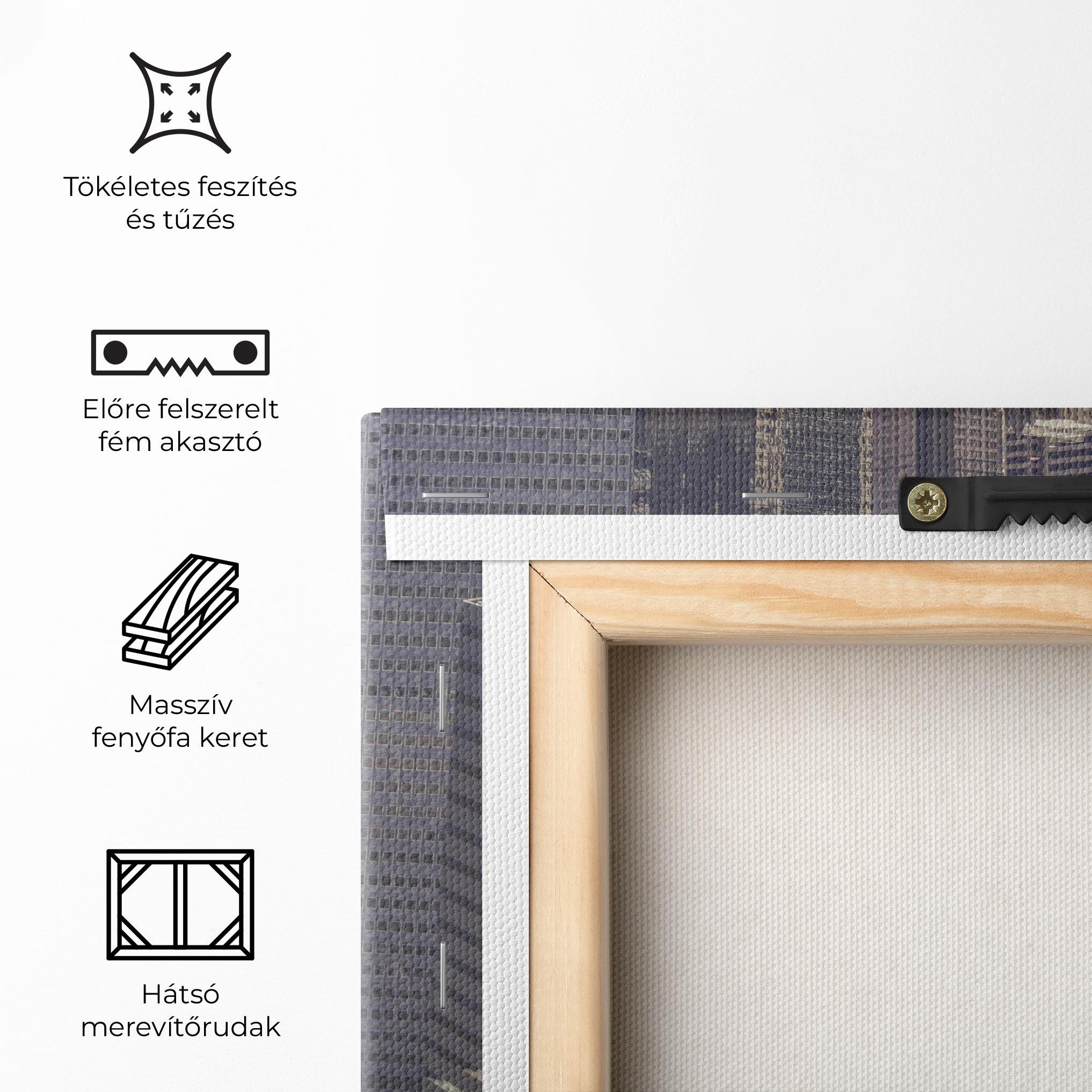 Vászonkép Cream Light Building mockup 5