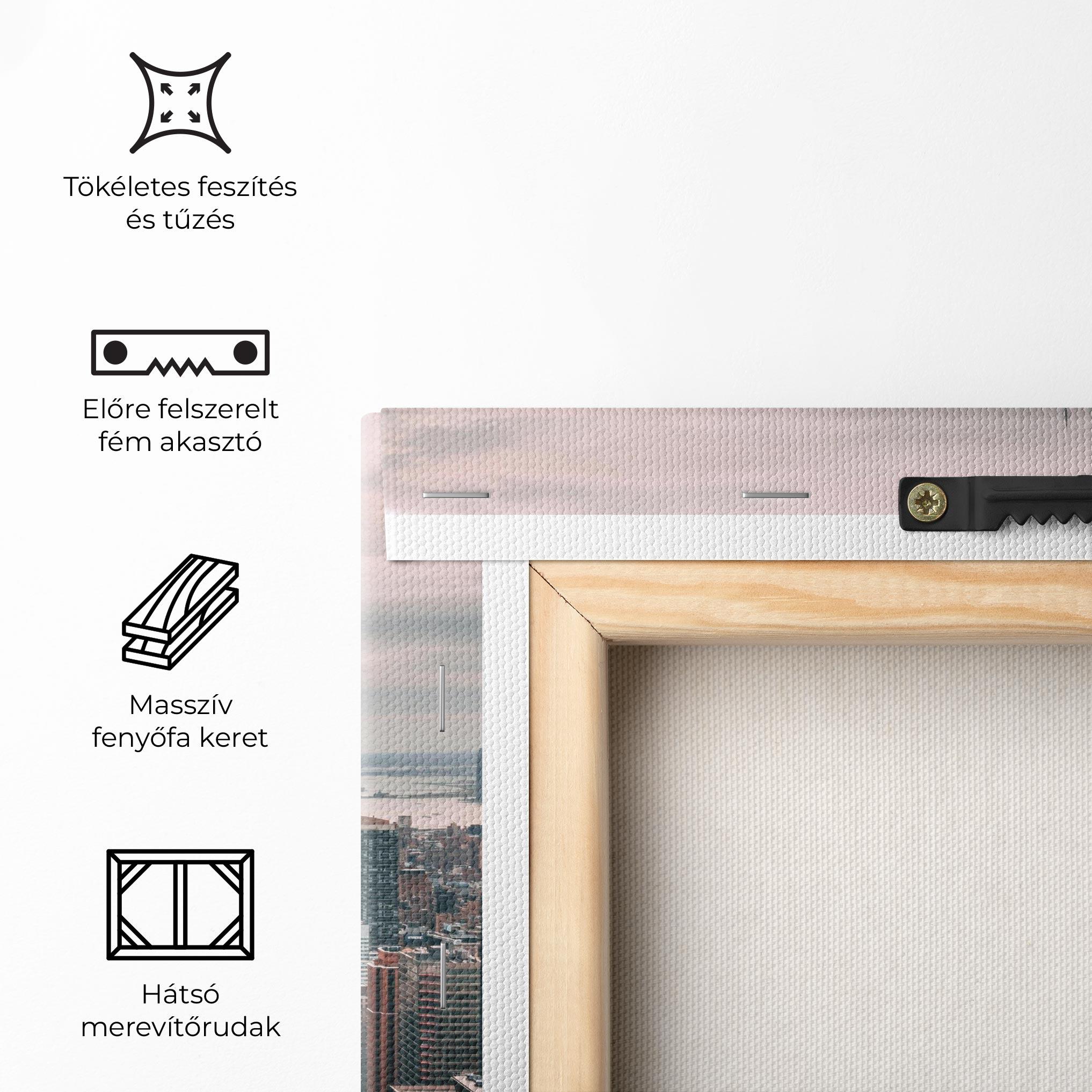 Vászonkép High View Building mockup 5